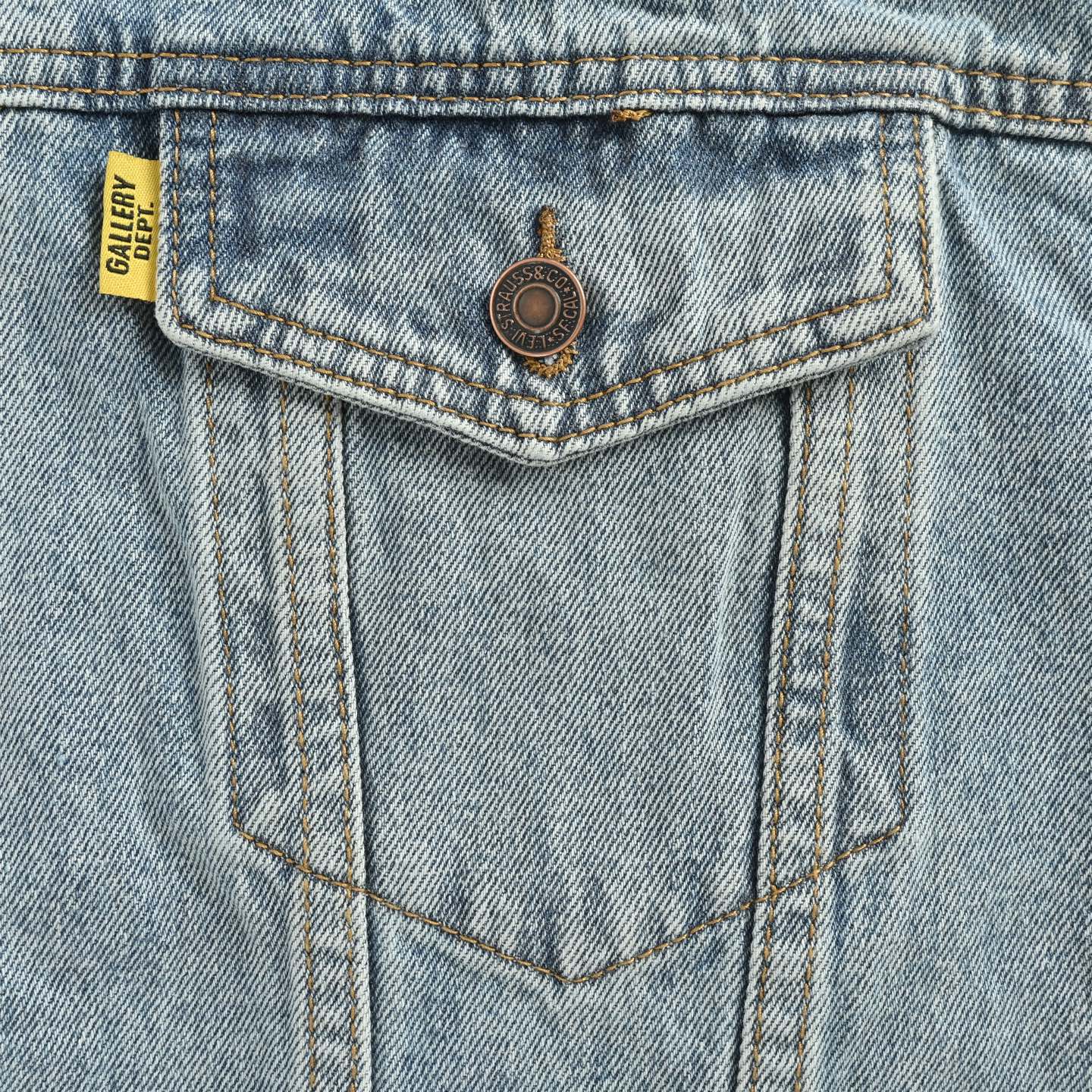 Gallery Dept 25Fw 英文字母刺绣牛仔外套