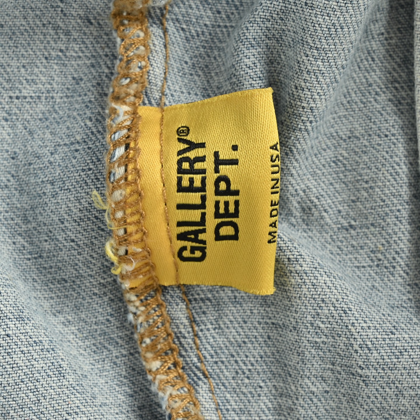 Gallery Dept 25Fw 英文字母刺绣牛仔外套