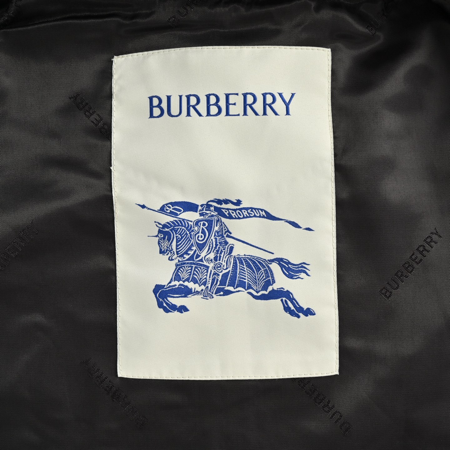Burberry/巴宝莉 蓝色战马个性双拉链外套