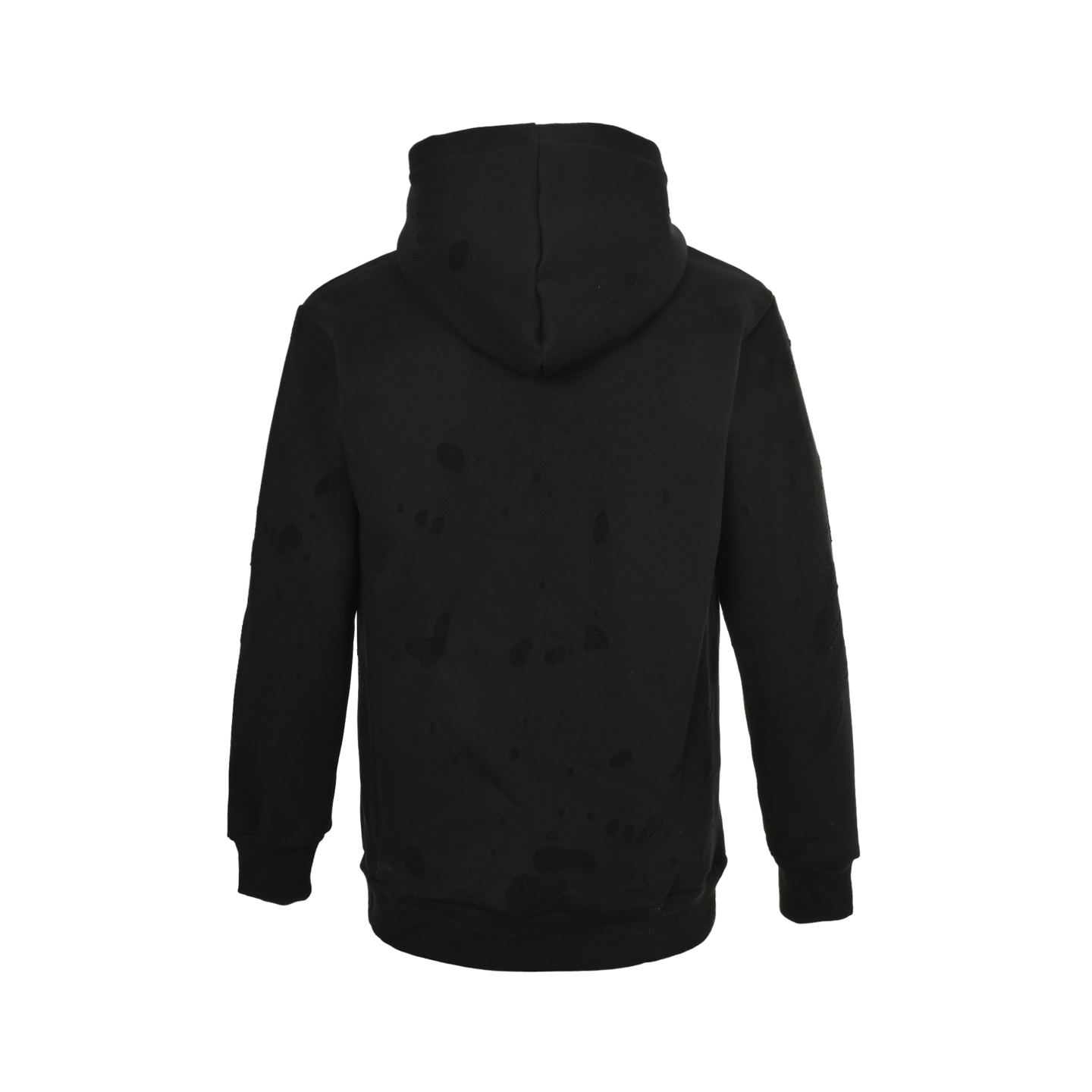 GIVENCHY/纪梵希 烧花字母印花破洞连帽卫衣