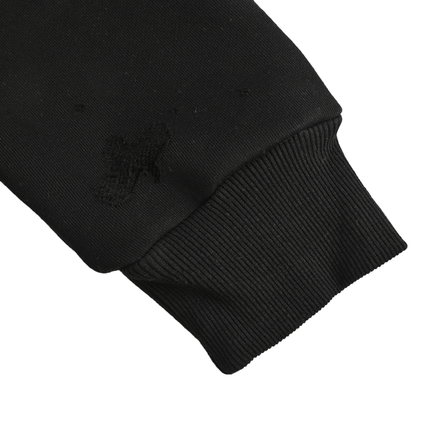 GIVENCHY/纪梵希 烧花字母印花破洞连帽卫衣