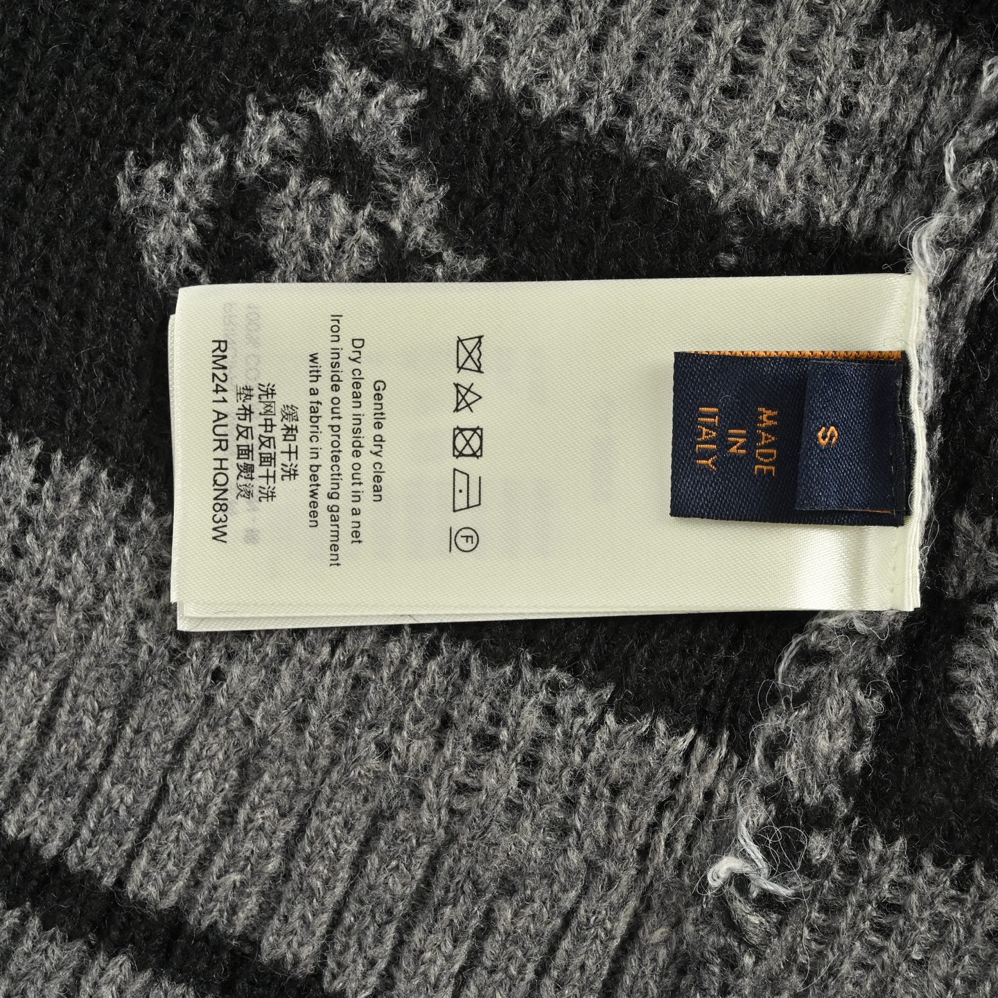 Louis Vuitton/路易威登 24Fw Monogram老花马海毛开衫毛衣