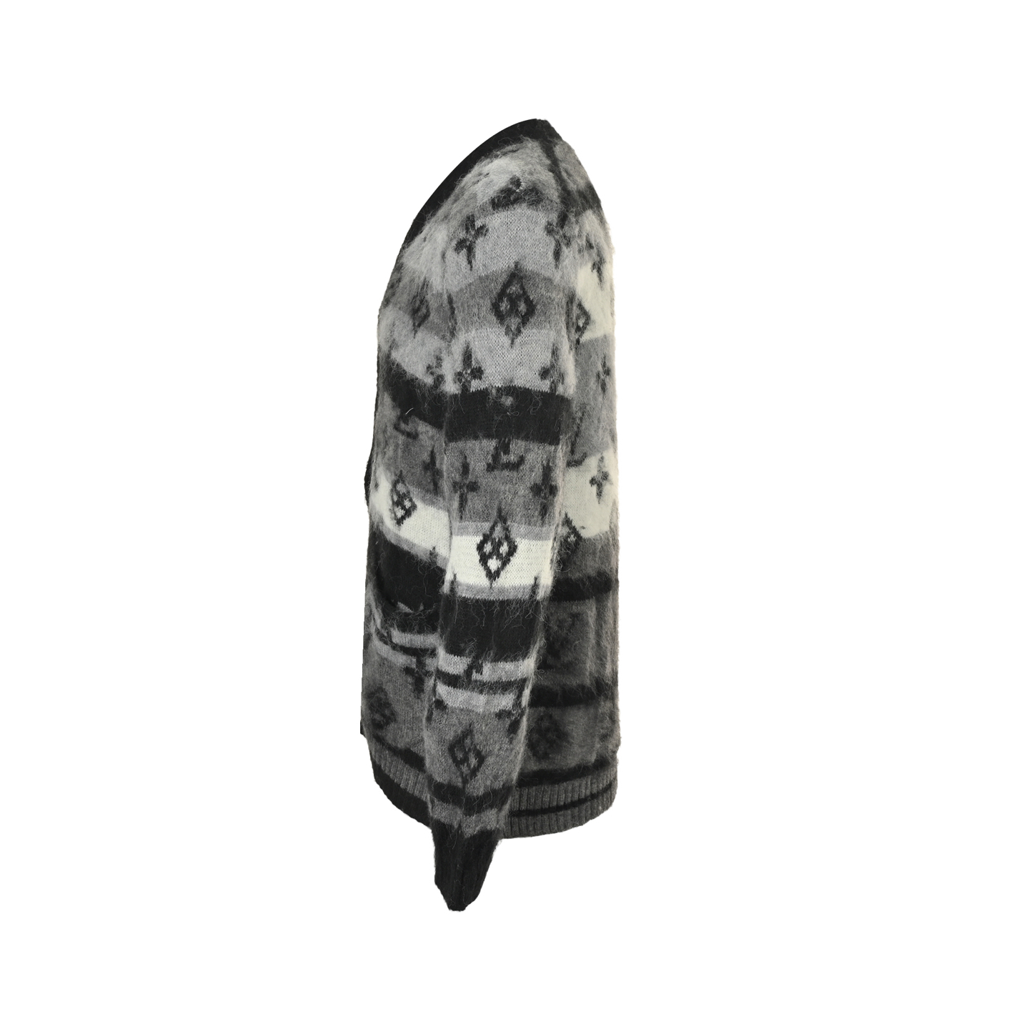 Louis Vuitton/路易威登 24Fw Monogram老花马海毛开衫毛衣