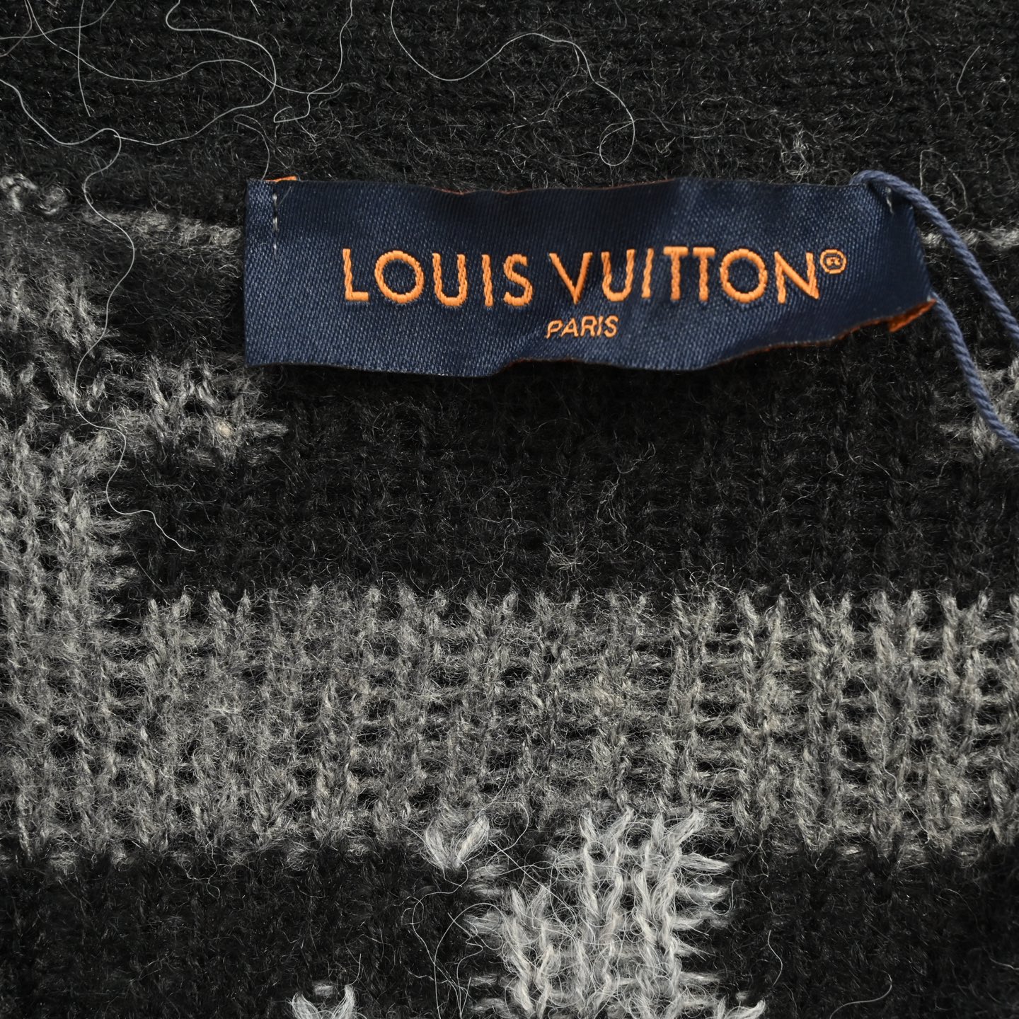 Louis Vuitton/路易威登 24Fw Monogram老花马海毛开衫毛衣