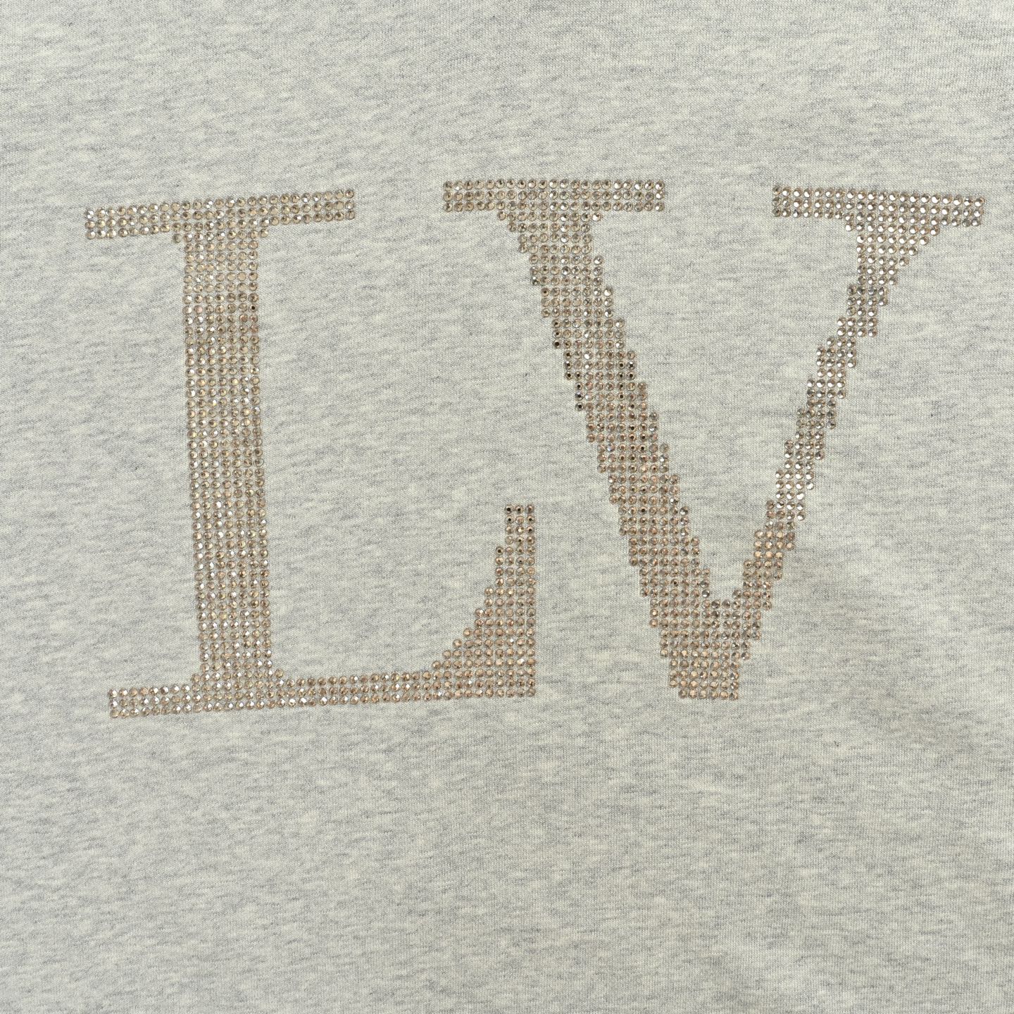 Louis Vuitton/路易威登 25Fw 烫钻字母logo连帽卫衣 Louis Vuitton/路易威登 25Fw 烫钻字母logo连帽卫衣