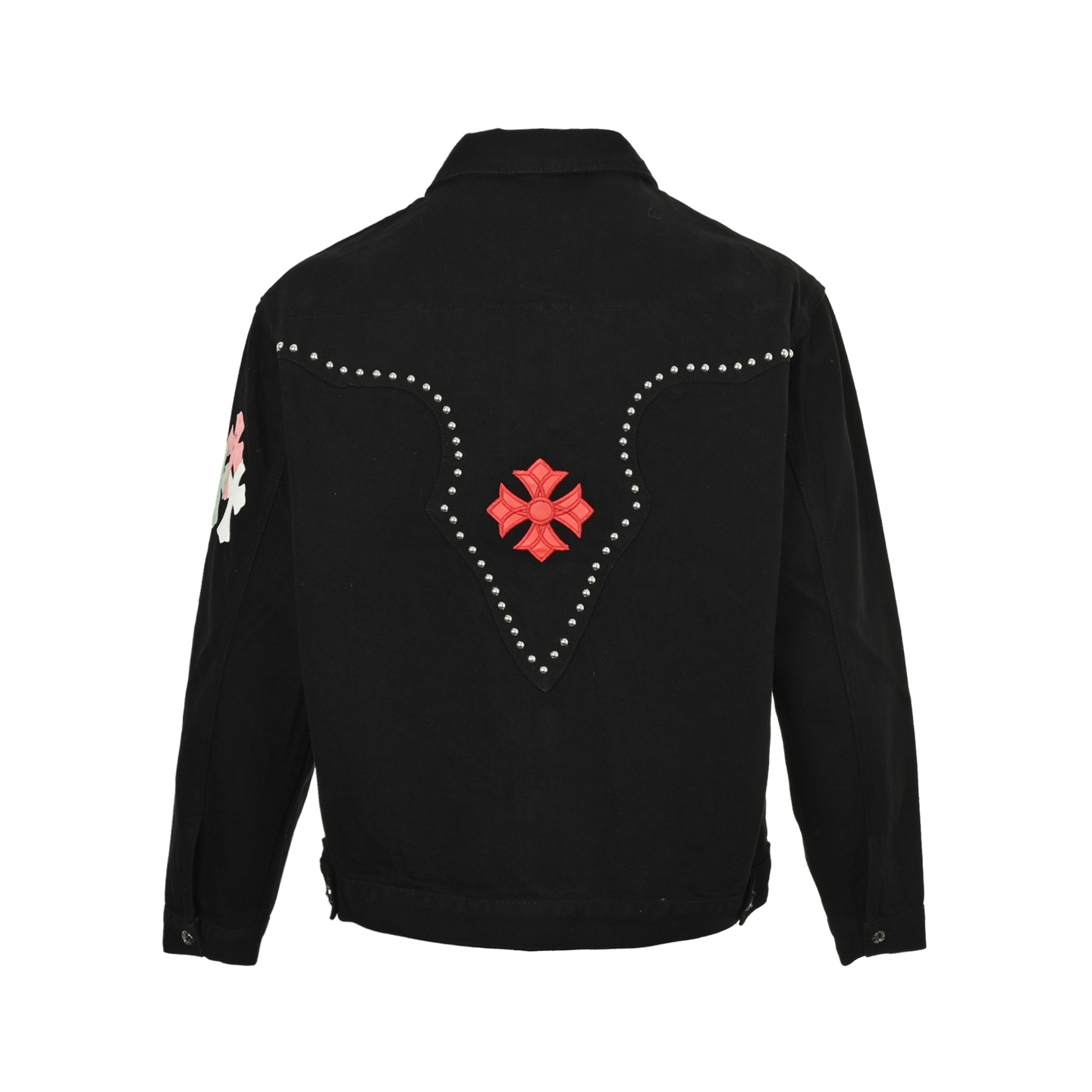 Chrome Hearts/克罗心 彩色十字架铆钉牛仔外套