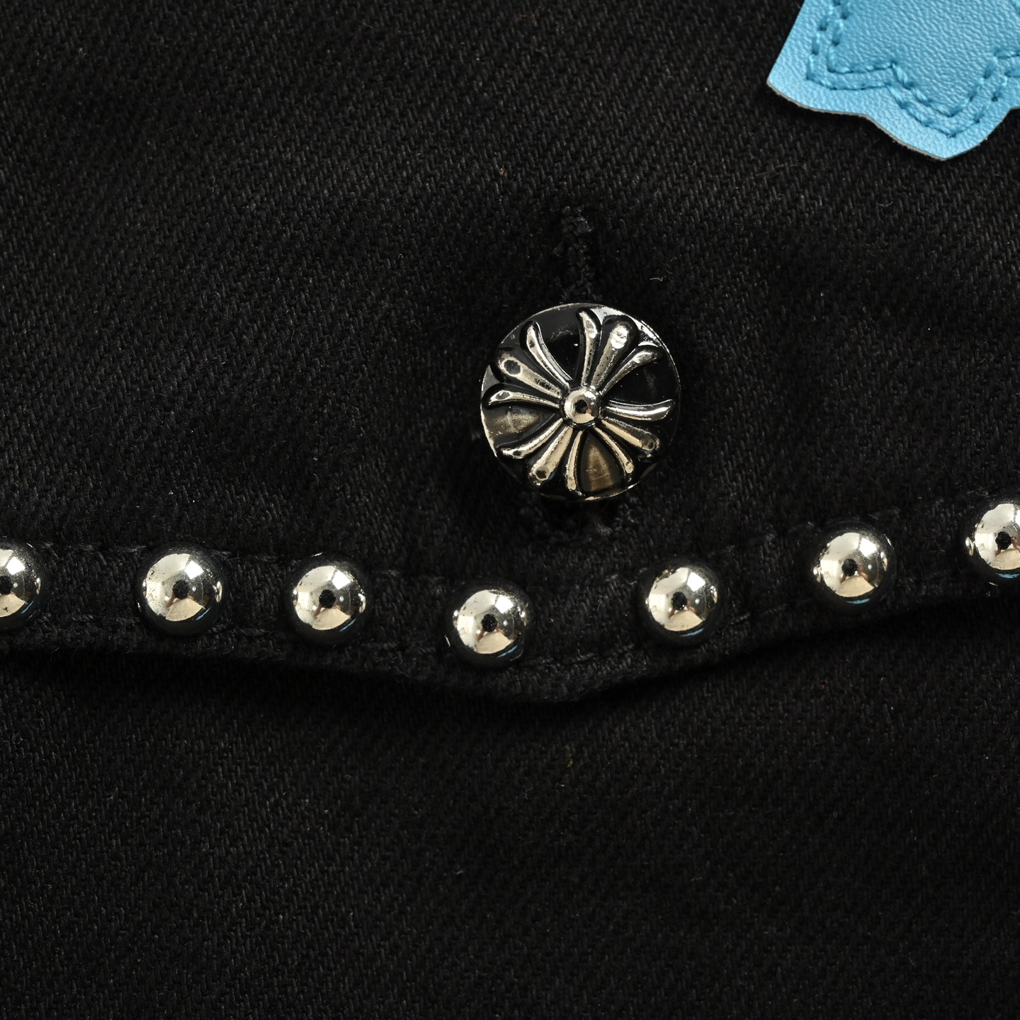 Chrome Hearts/克罗心 彩色十字架铆钉牛仔外套