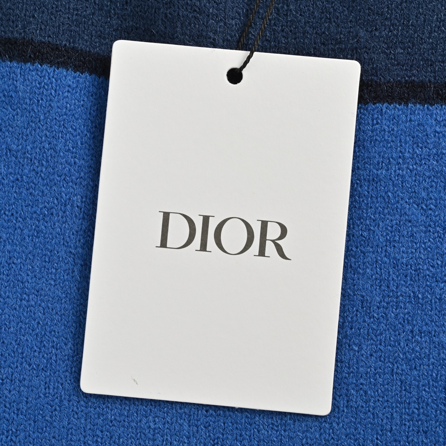 Dior/迪奥 Diamond 蓝色渐变条纹补丁圆领毛衣-Chinese UA Cheap High Quatity Brand Clothes Bags handbags Sneakers wholesale wholesaler seller from China Factory suppliers Fashion Clothing Shoes best Quality Beautiful Price Dior/迪奥 Diamond 蓝色渐变条纹补丁圆领毛衣