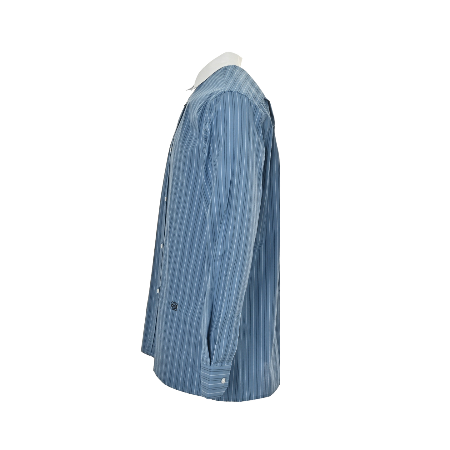 Loewe/罗意威 白领条纹单排尖领长袖衬衫-Chinese UA Cheap High Quatity Brand Clothes Bags handbags Sneakers wholesale wholesaler seller from China Factory suppliers Fashion Clothing Shoes best Quality Beautiful Price Loewe/罗意威 白领条纹单排尖领长袖衬衫