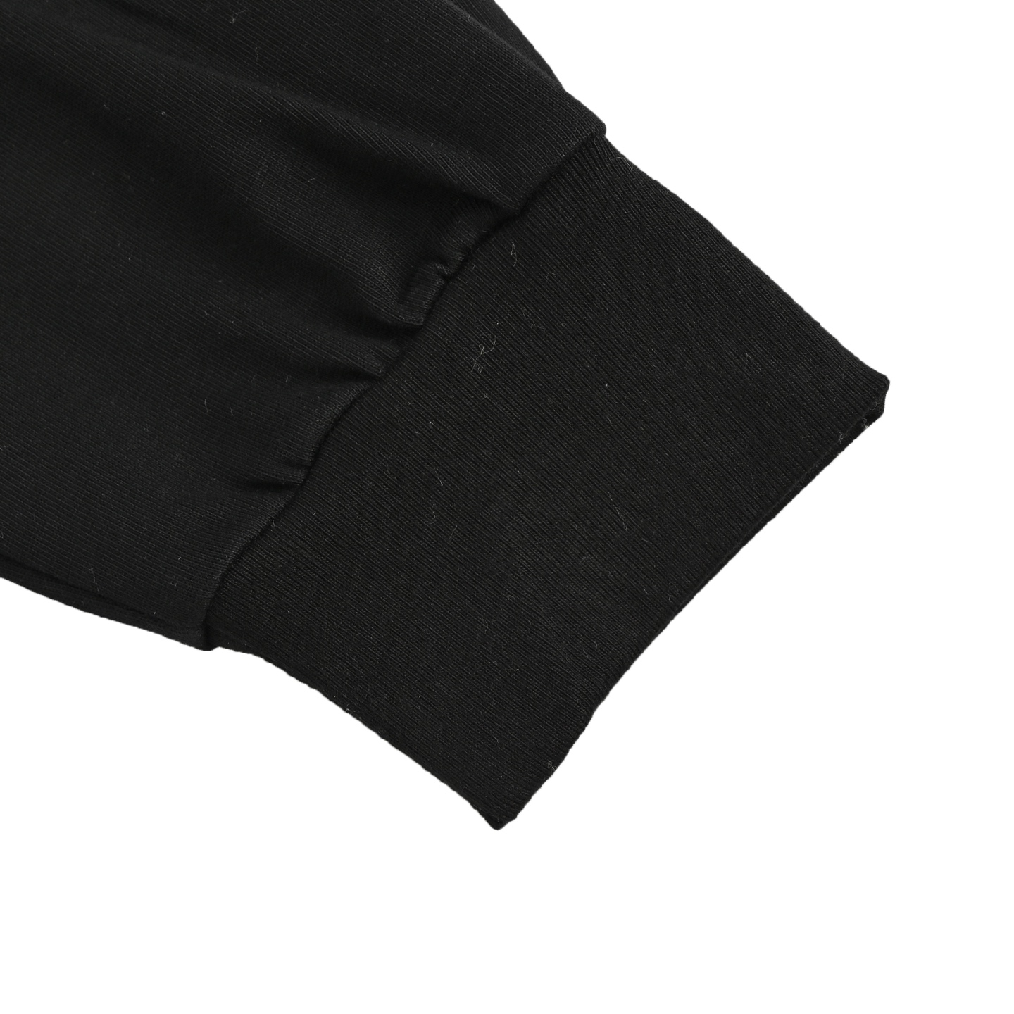 Chrome hearts/克罗心 梵文渐变暗纹马蹄圆领印花长袖 黑色/白色