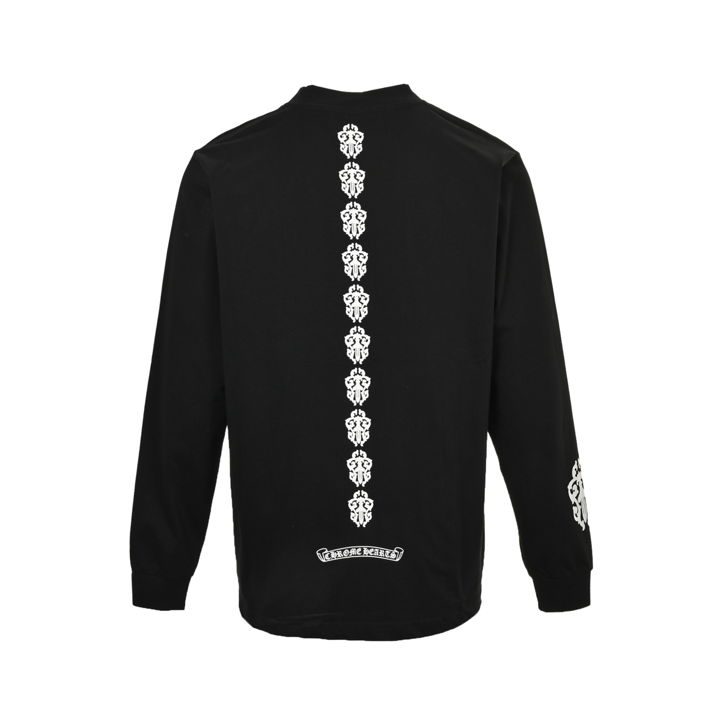 Chrome hearts/克罗心 宝剑匕首串标圆领印花长袖