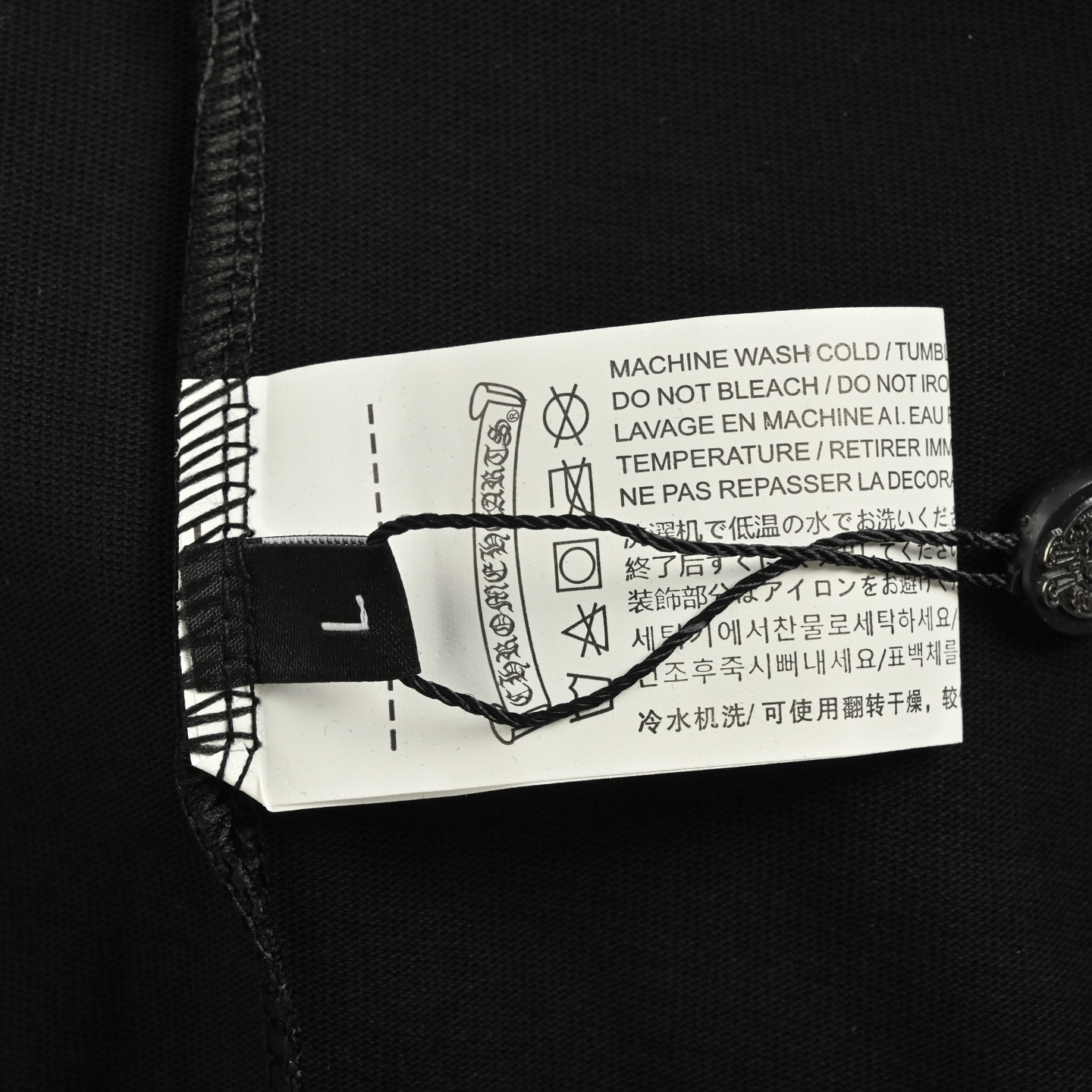 Chrome hearts/克罗心 宝剑匕首串标圆领印花长袖