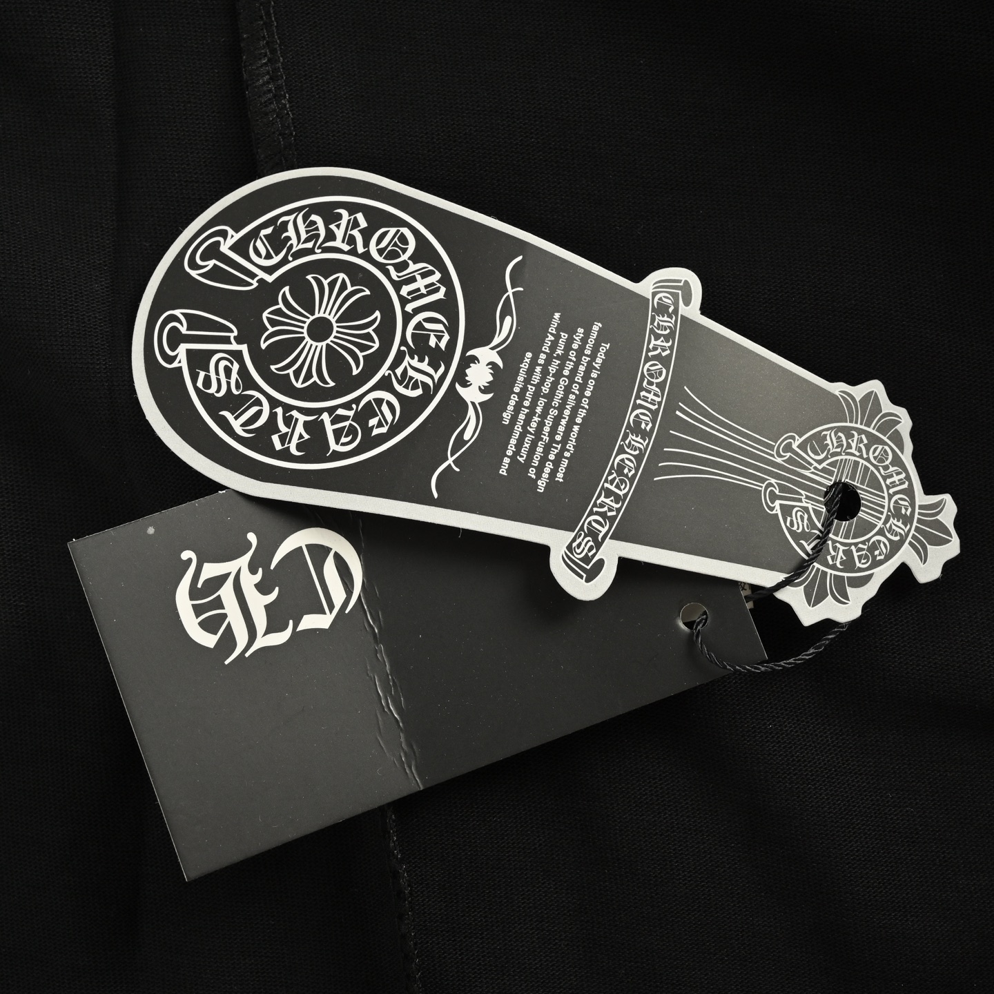Chrome hearts/克罗心 宝剑匕首串标圆领印花长袖