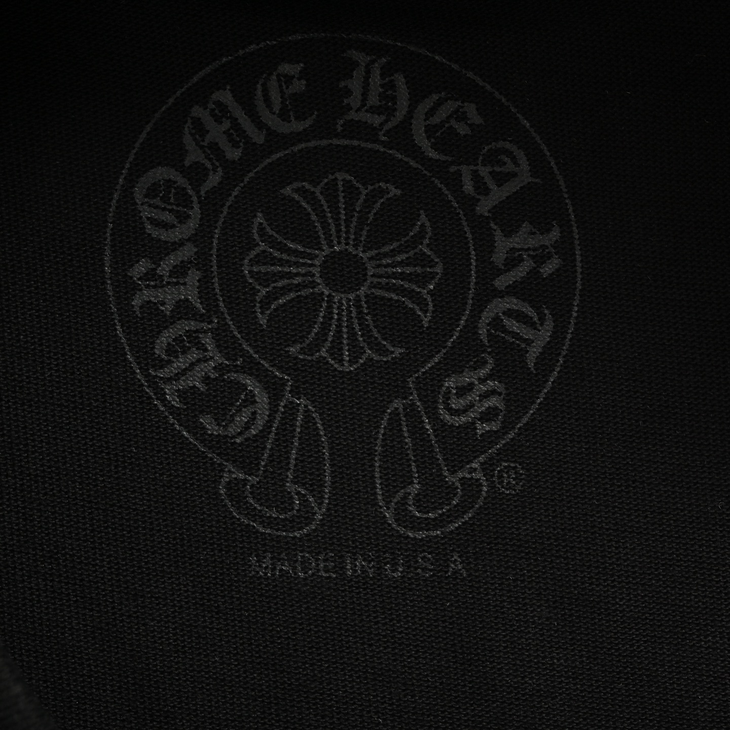 Chrome hearts/克罗心 宝剑匕首串标圆领印花长袖