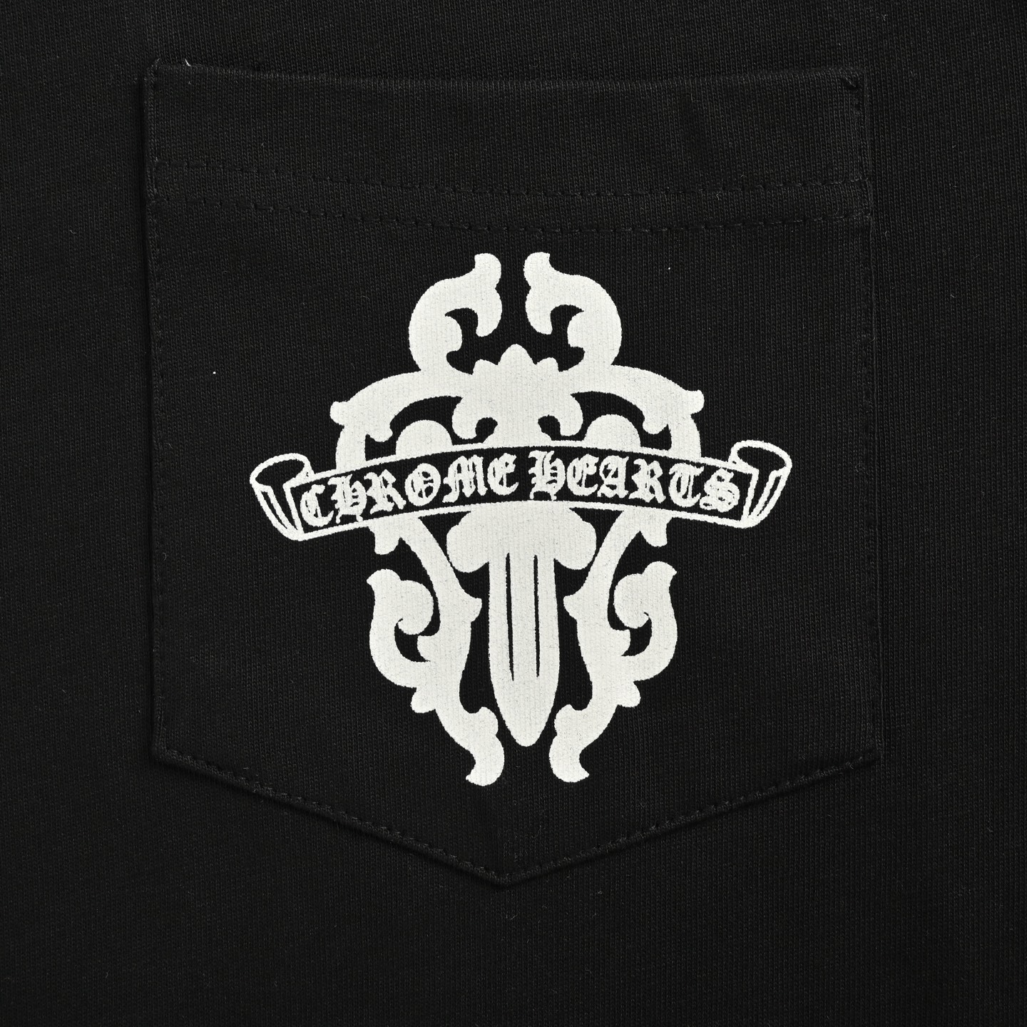 Chrome hearts/克罗心 宝剑匕首串标圆领印花长袖