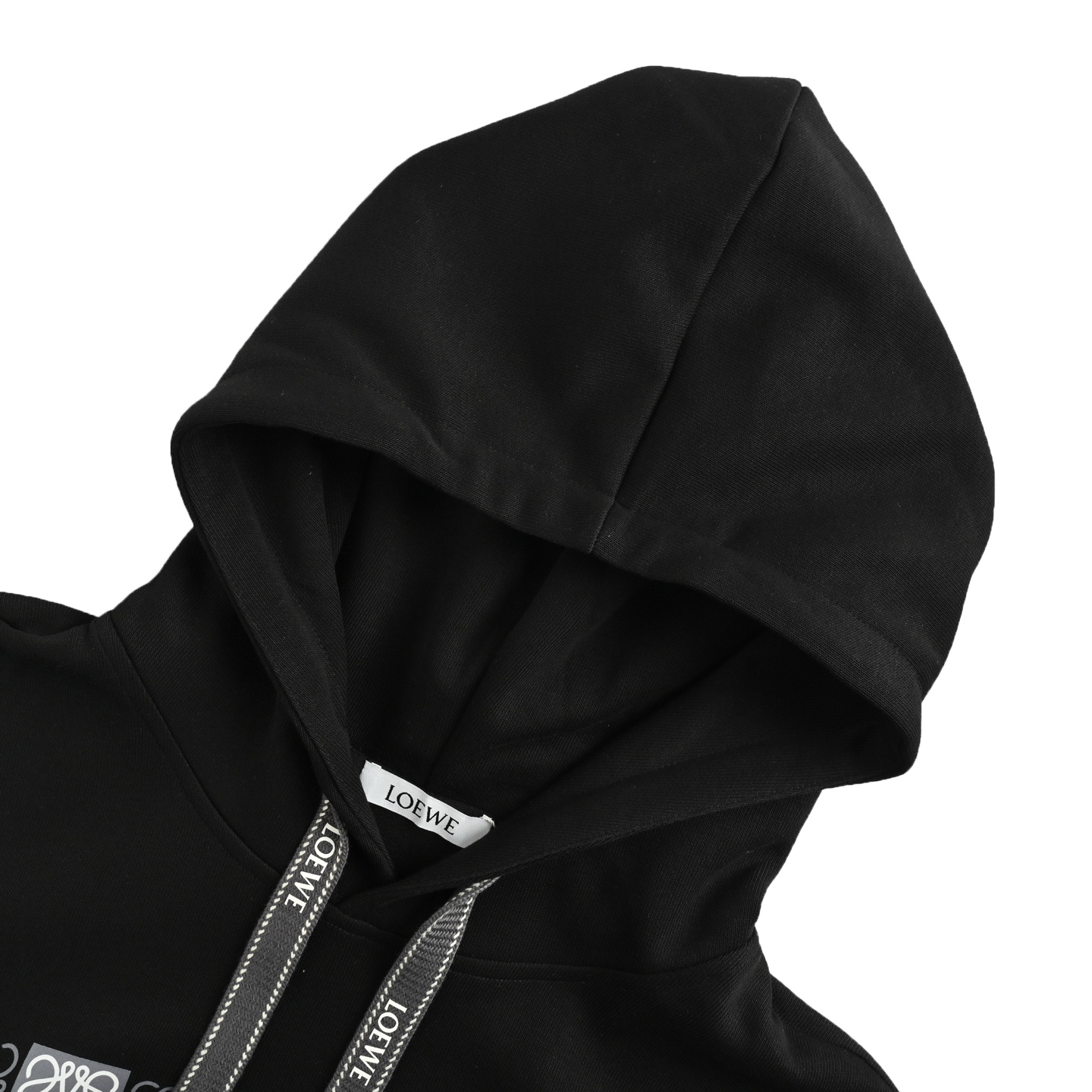 Loewe/罗意威 25Fw 镂空压胶字母连帽卫衣 罗意威带帽卫衣-Chinese UA Cheap High Quatity Brand Clothes Bags handbags Sneakers wholesale wholesaler seller from China Factory suppliers Fashion Clothing Shoes best Quality Beautiful Price Loewe/罗意威 25Fw 镂空压胶字母连帽卫衣 罗意威带帽卫衣