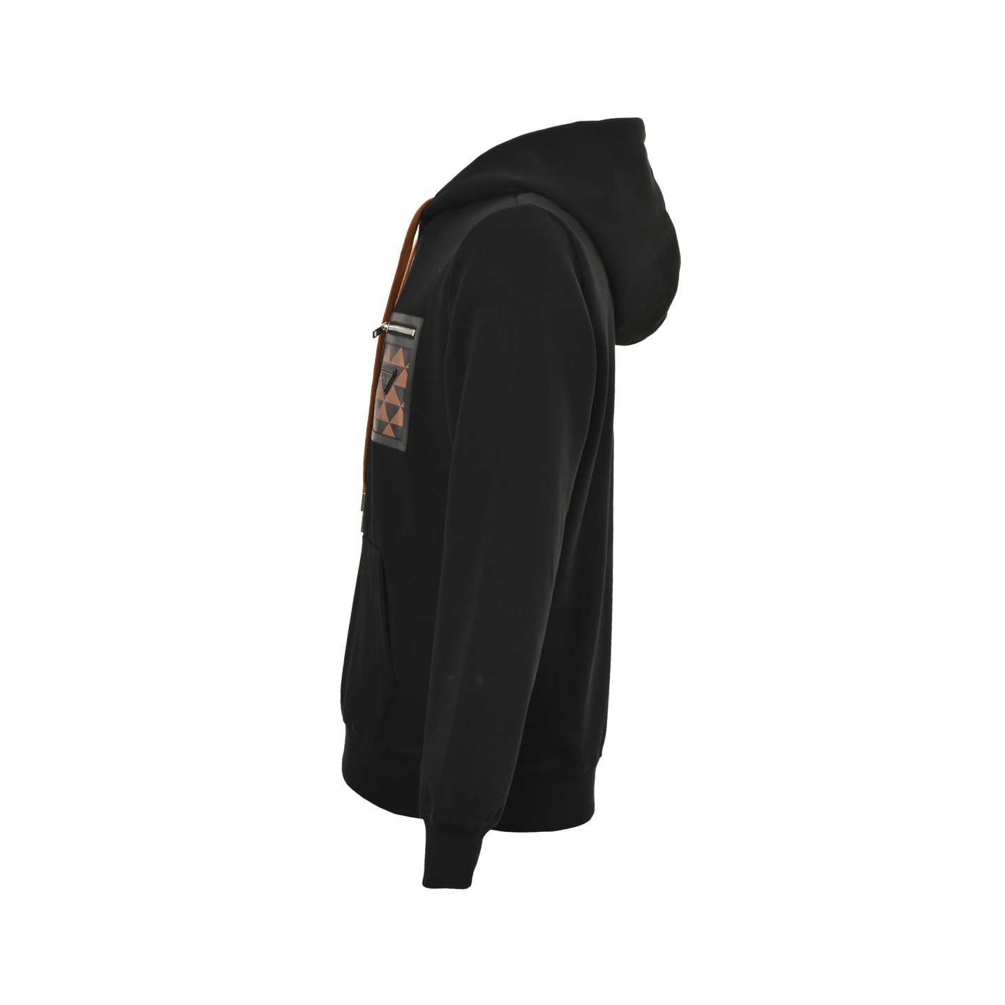 Prada/普拉达 25Fw 三角标拉链假口袋连帽卫衣 Prada新款卫衣