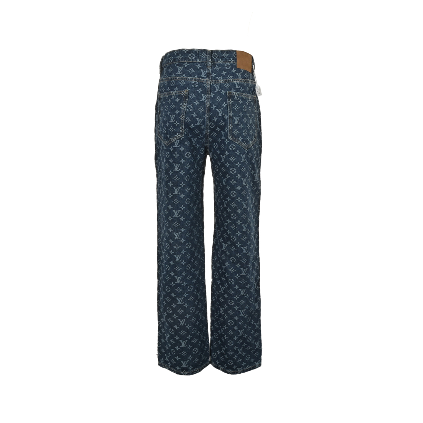Louis Vuitton/路易威登 25Fw 老花提花皮边牛仔裤 Louis Vuitton/路易威登 25Fw 老花提花皮边牛仔裤