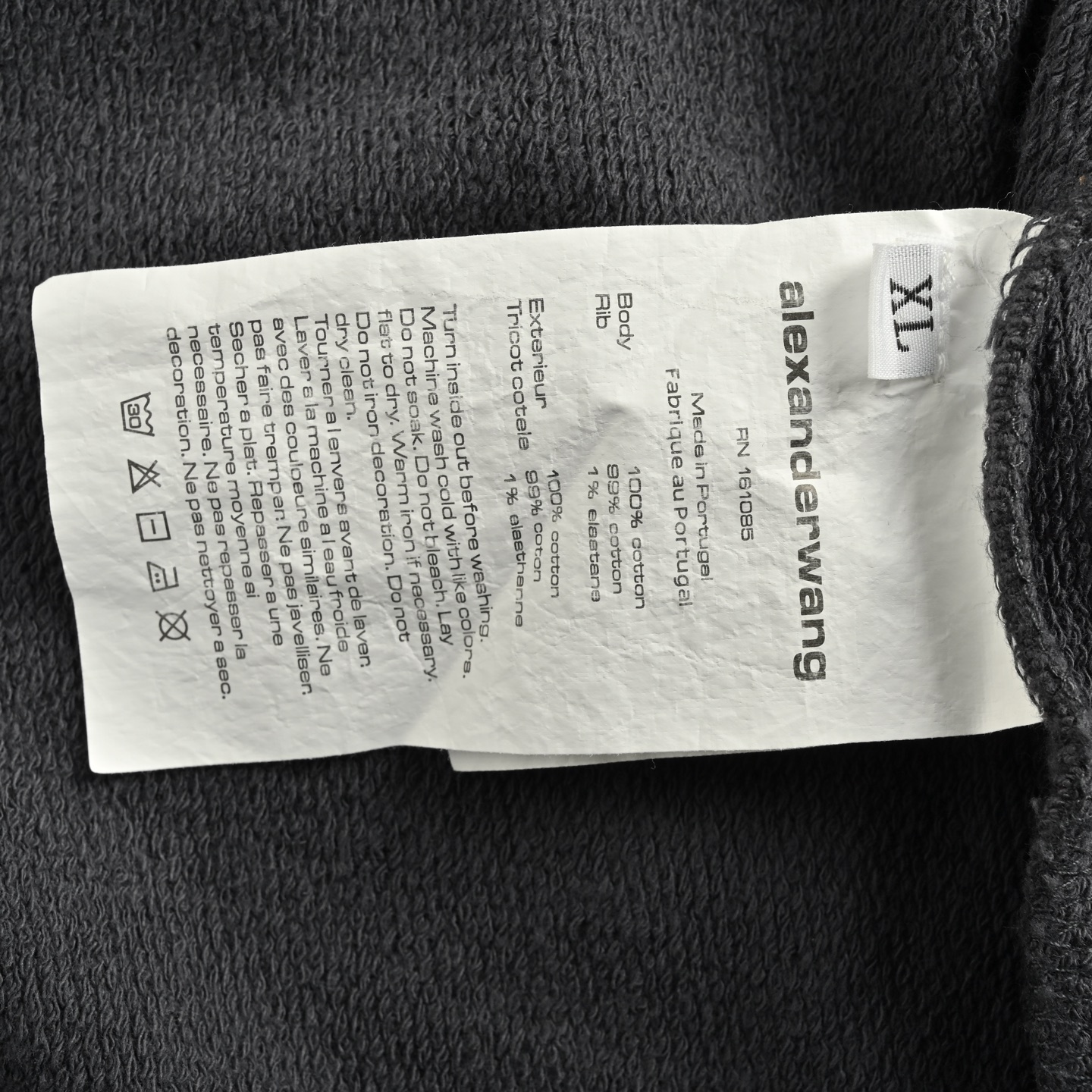 Alexander wang/亚历山大王 25Fw 水洗字母拉链外套-Chinese UA Cheap High Quatity Brand Clothes Bags handbags Sneakers wholesale wholesaler seller from China Factory suppliers Fashion Clothing Shoes best Quality Beautiful Price Alexander wang/亚历山大王 25Fw 水洗字母拉链外套