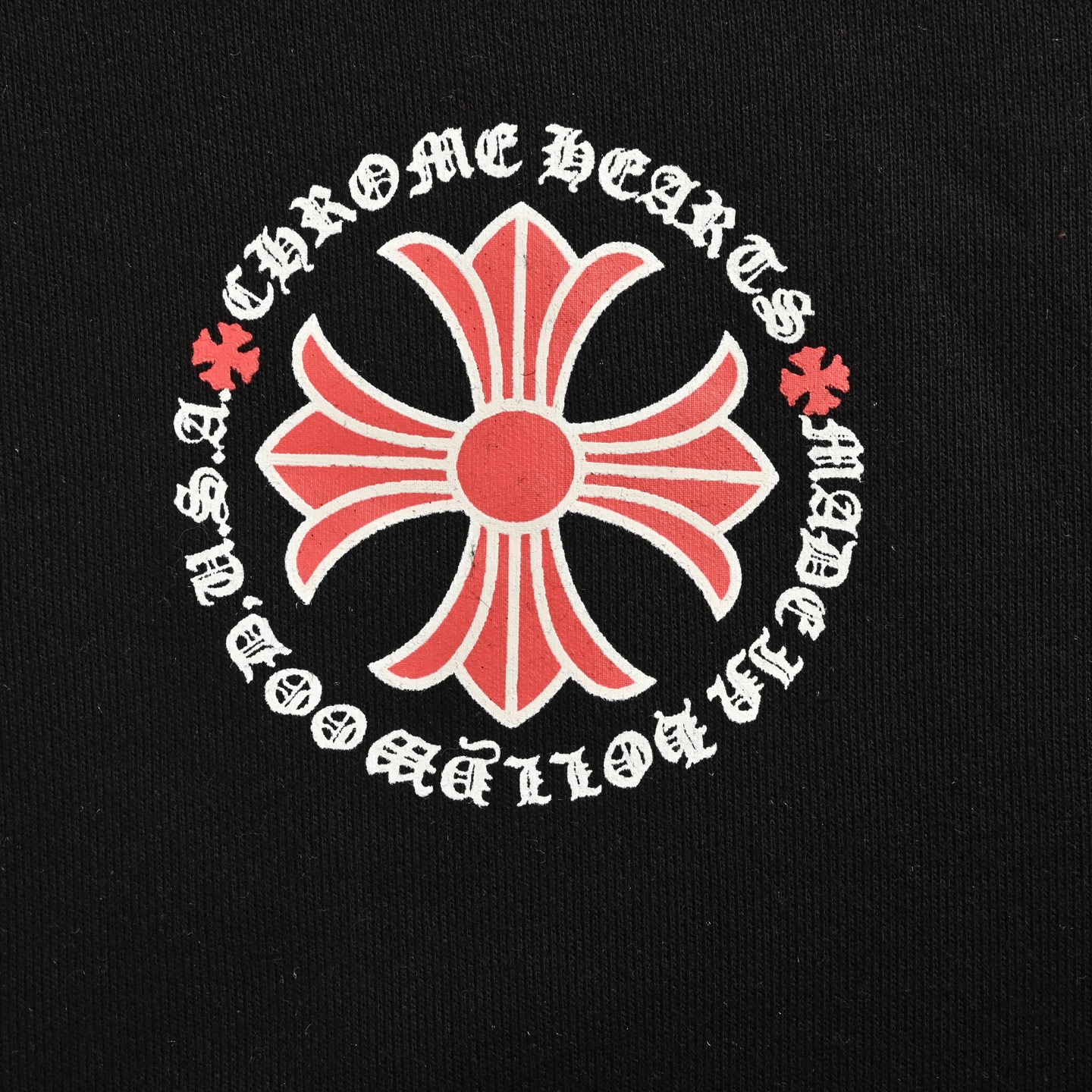 Chrome Hearts/克罗心 25Fw 红十字架印花拉链外套