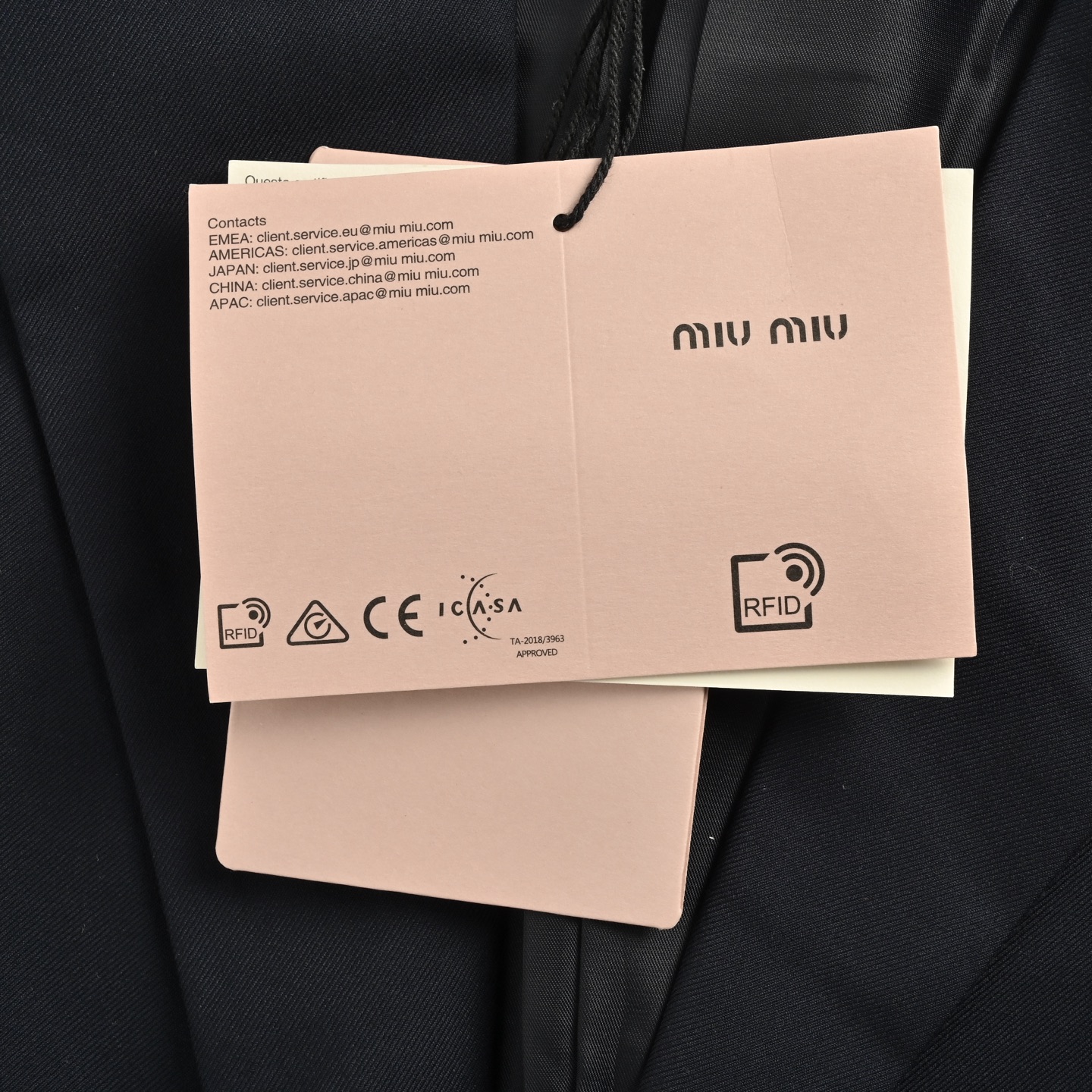 Miu Miu/缪缪 25Fw 格纹拼袖羊毛西服外套