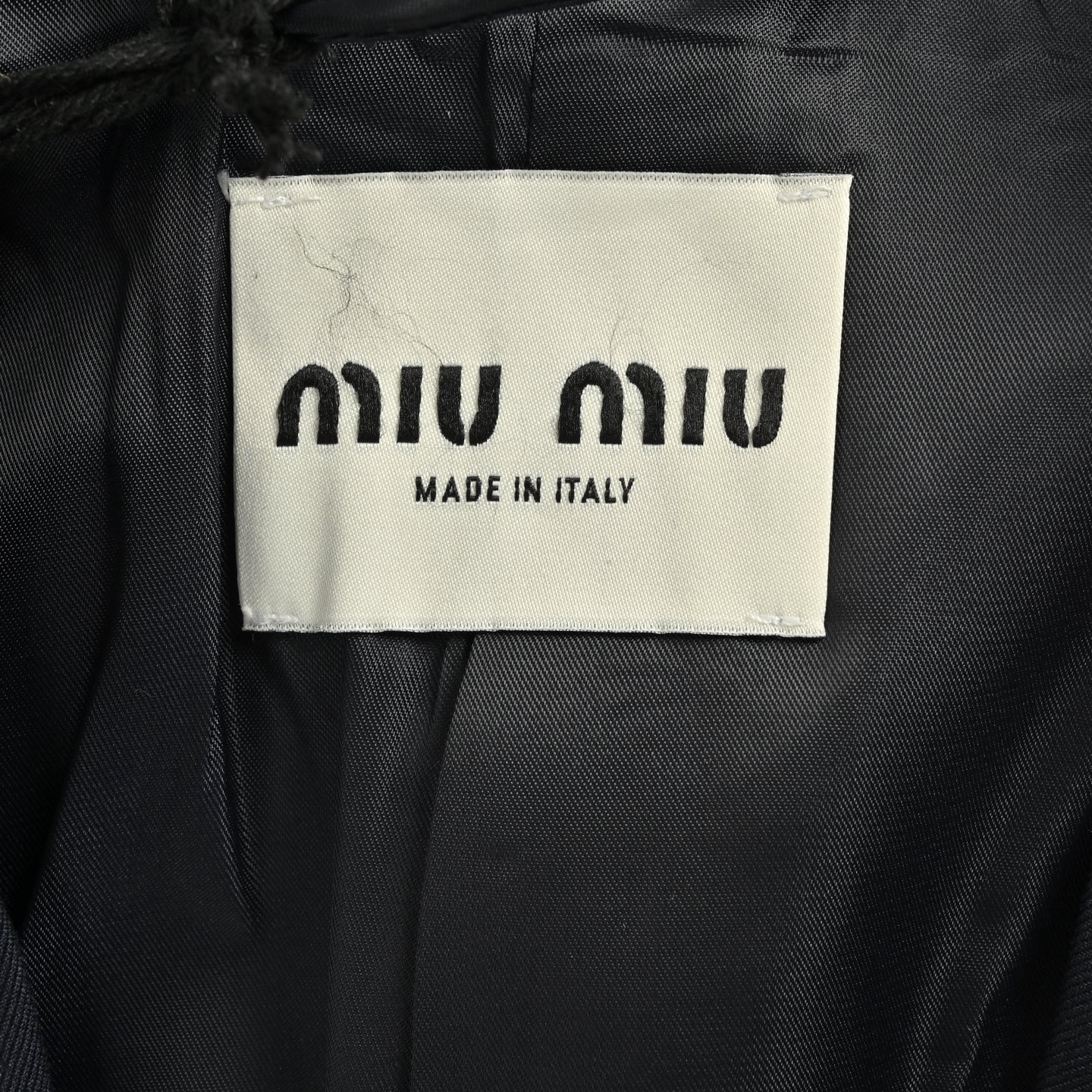 Miu Miu/缪缪 25Fw 格纹拼袖羊毛西服外套