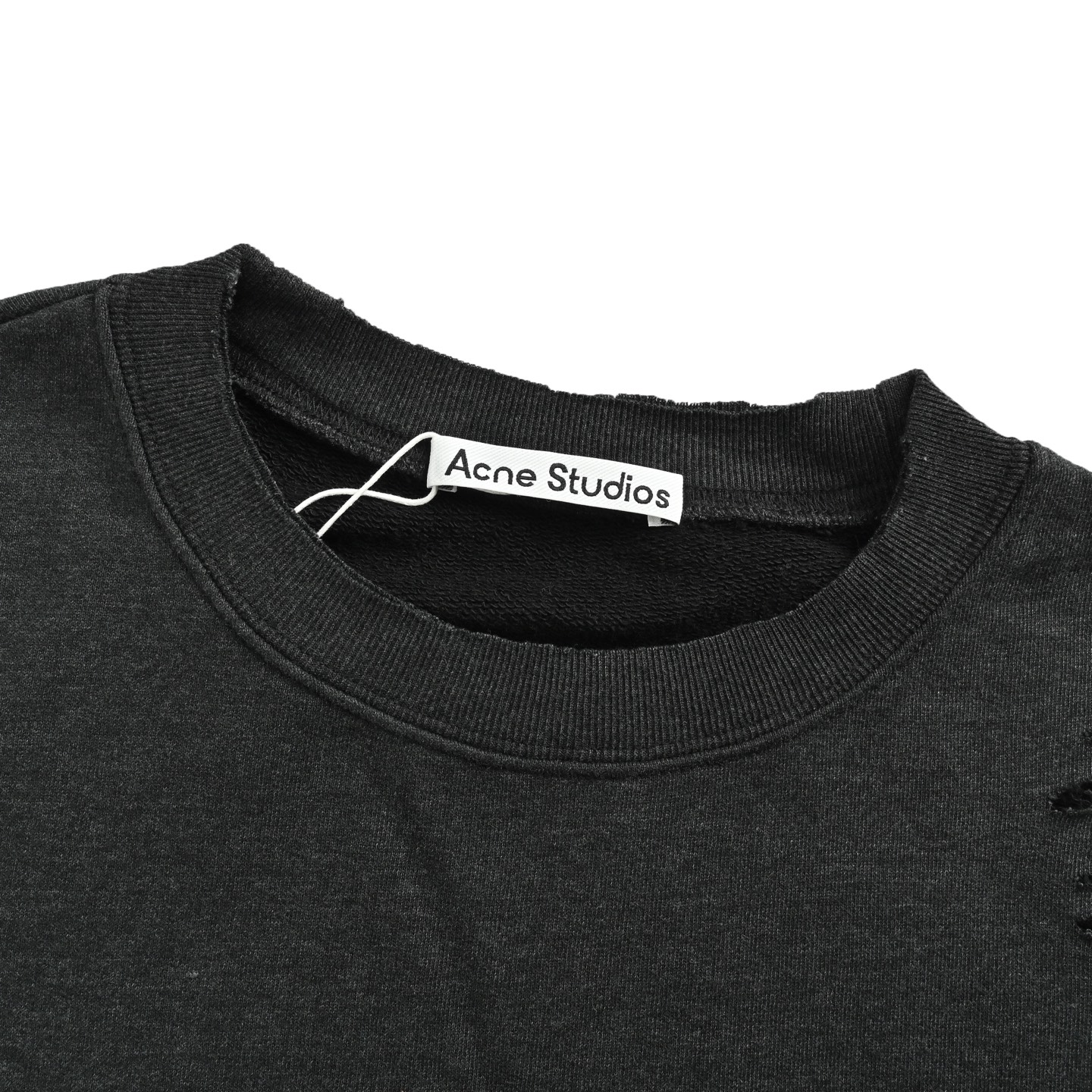 Acne Studios 做旧印花破洞圆领卫衣-Chinese UA Cheap High Quatity Brand Clothes Bags handbags Sneakers wholesale wholesaler seller from China Factory suppliers Fashion Clothing Shoes best Quality Beautiful Price Acne Studios 做旧印花破洞圆领卫衣