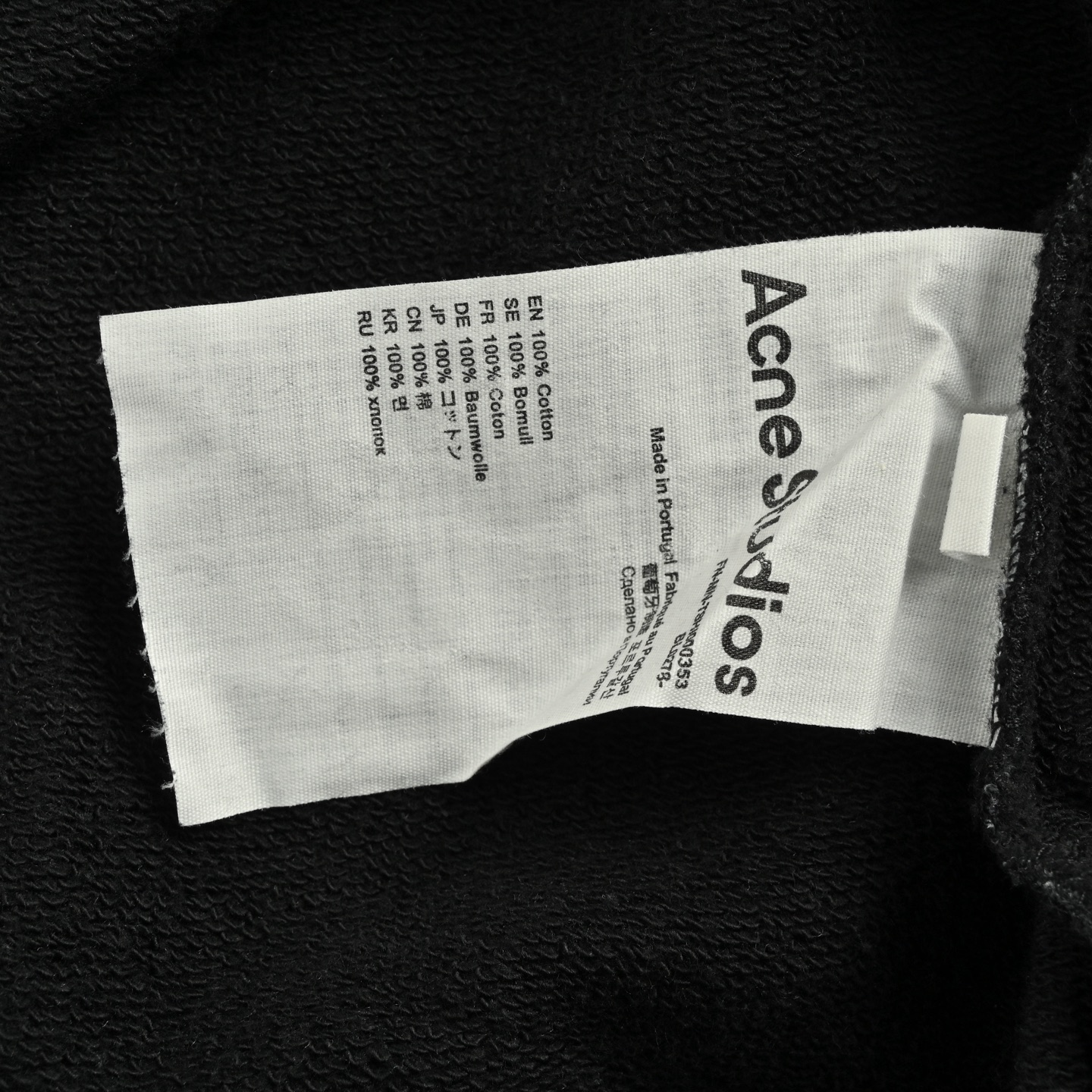 Acne Studios 做旧印花破洞圆领卫衣-Chinese UA Cheap High Quatity Brand Clothes Bags handbags Sneakers wholesale wholesaler seller from China Factory suppliers Fashion Clothing Shoes best Quality Beautiful Price Acne Studios 做旧印花破洞圆领卫衣