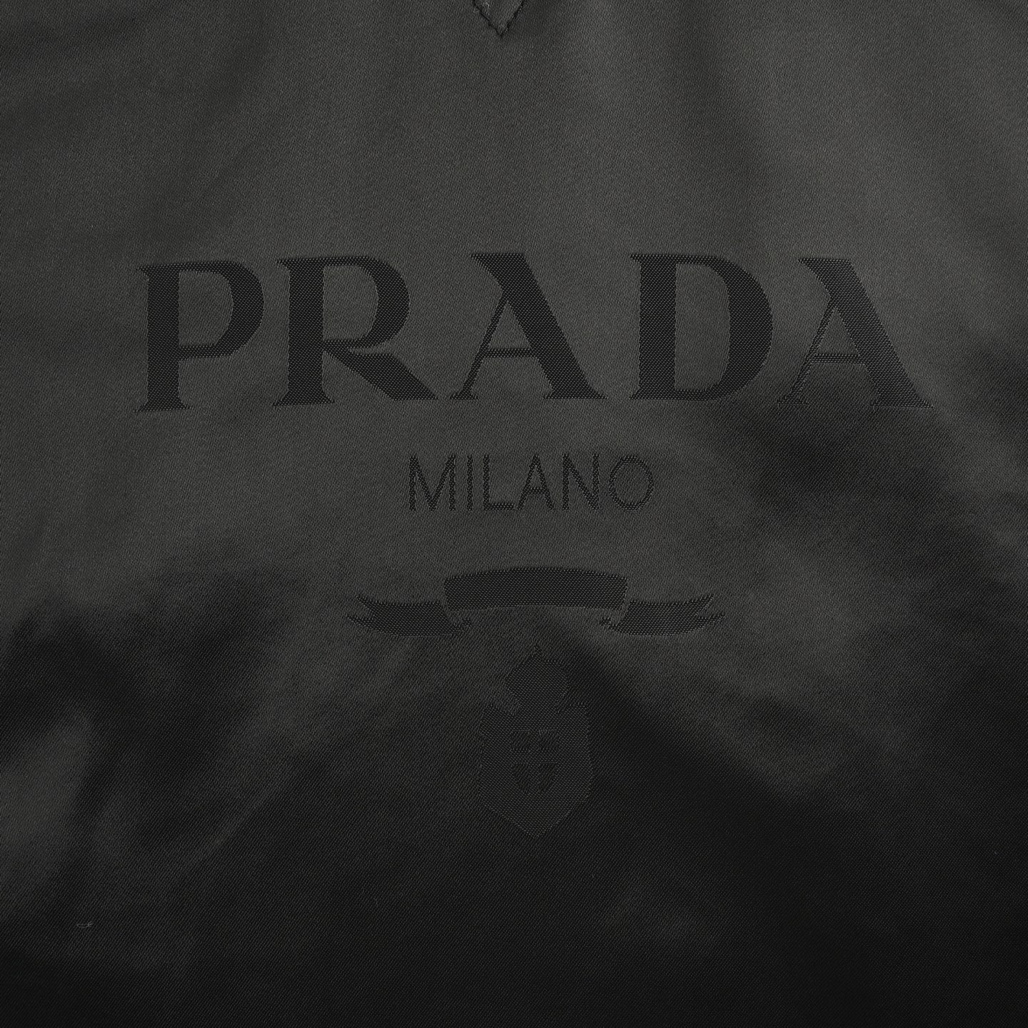 Prada/普拉达 25Fw 字母logo提花前幅尼龙拼接卫衣 Prada/普拉达 25Fw 字母logo提花前幅尼龙拼接卫衣