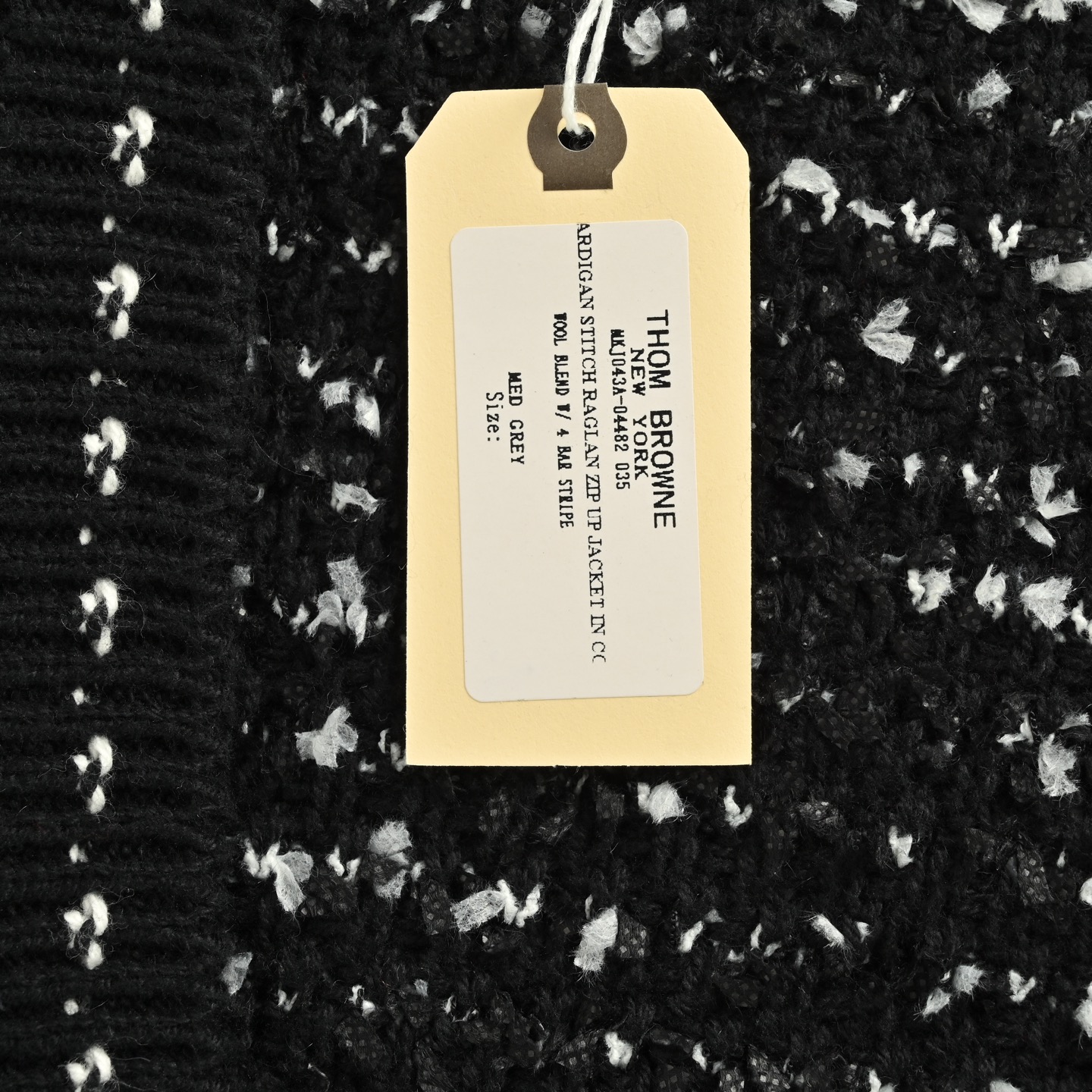 Thom Browne/汤姆布朗 25Fw 小香风粗花呢针织毛衣开衫-Chinese UA Cheap High Quatity Brand Clothes Bags handbags Sneakers wholesale wholesaler seller from China Factory suppliers Fashion Clothing Shoes best Quality Beautiful Price Thom Browne/汤姆布朗 25Fw 小香风粗花呢针织毛衣开衫