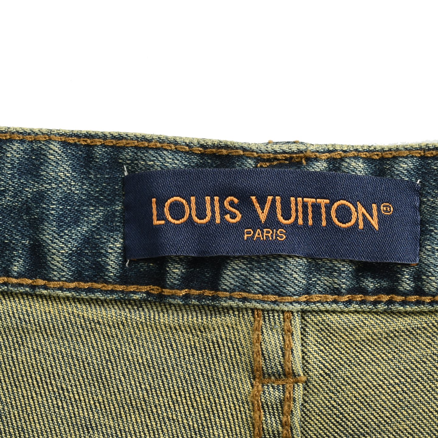 LouisVuitton/路易威登 25ss 后袋LVlogo海草牛仔裤-Chinese UA Cheap High Quatity Brand Clothes Bags handbags Sneakers wholesale wholesaler seller from China Factory suppliers Fashion Clothing Shoes best Quality Beautiful Price LouisVuitton/路易威登 25ss 后袋LVlogo海草牛仔裤