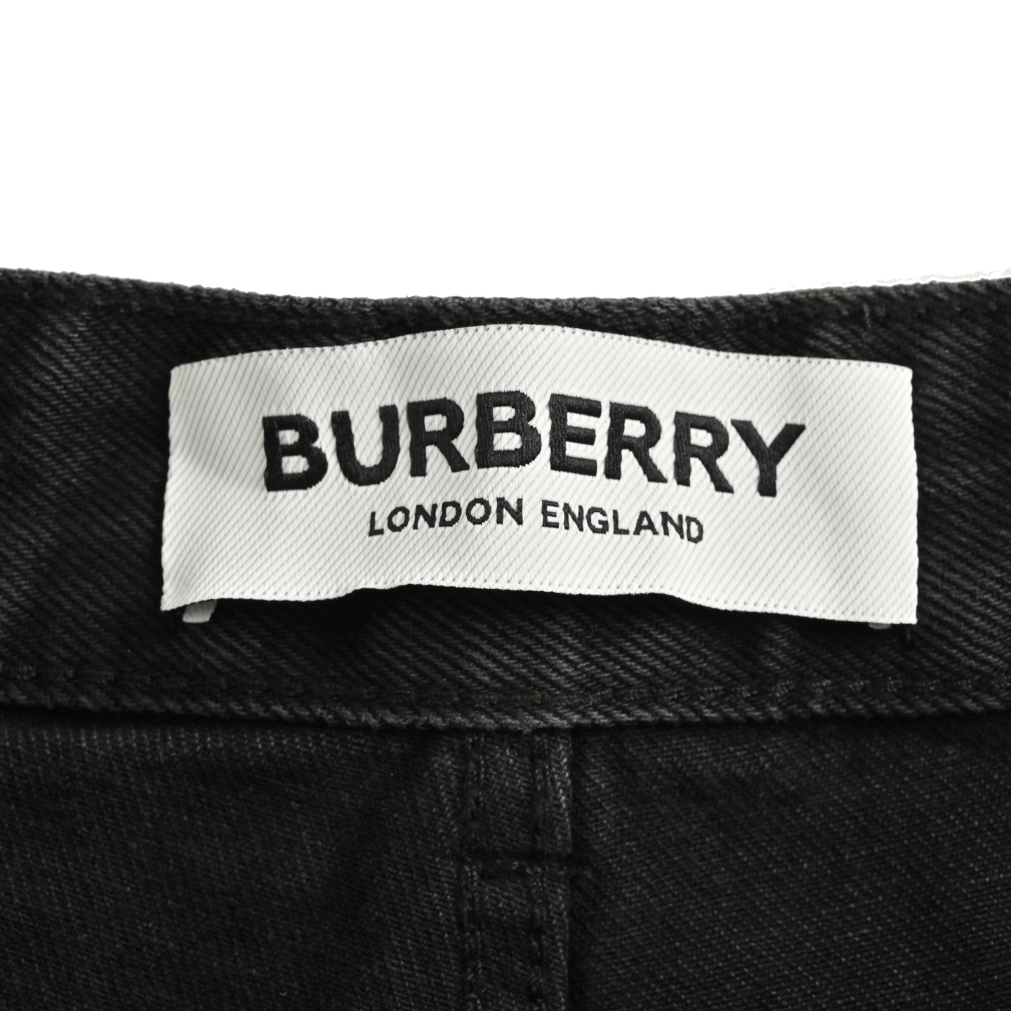 Burberry/巴宝莉 25ss 后袋格纹战马牛仔裤