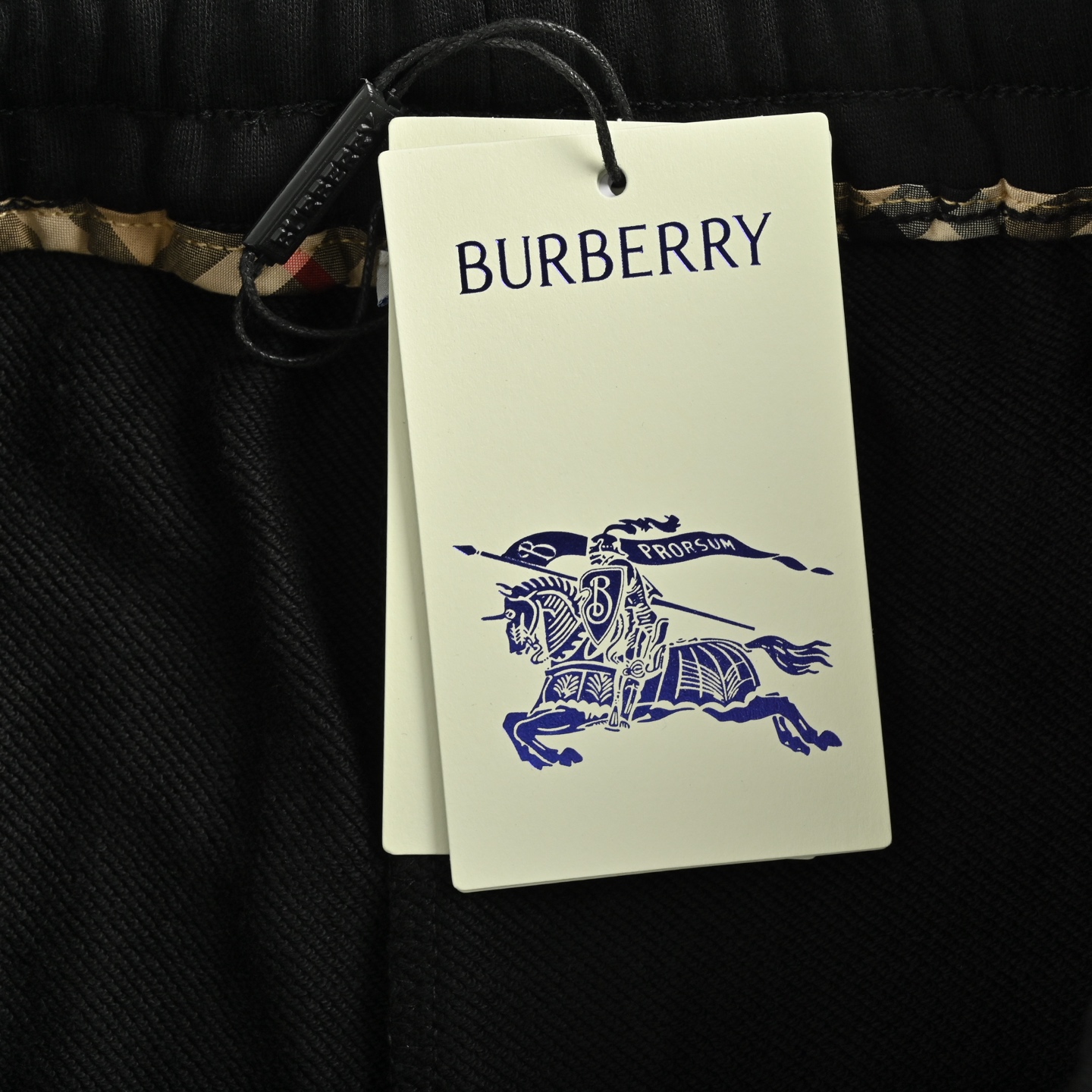 Burberry/巴宝莉 侧边压胶logo字母格纹长裤 黑色 灰色-Chinese UA Cheap High Quatity Brand Clothes Bags handbags Sneakers wholesale wholesaler seller from China Factory suppliers Fashion Clothing Shoes best Quality Beautiful Price Burberry/巴宝莉 侧边压胶logo字母格纹长裤 黑色 灰色