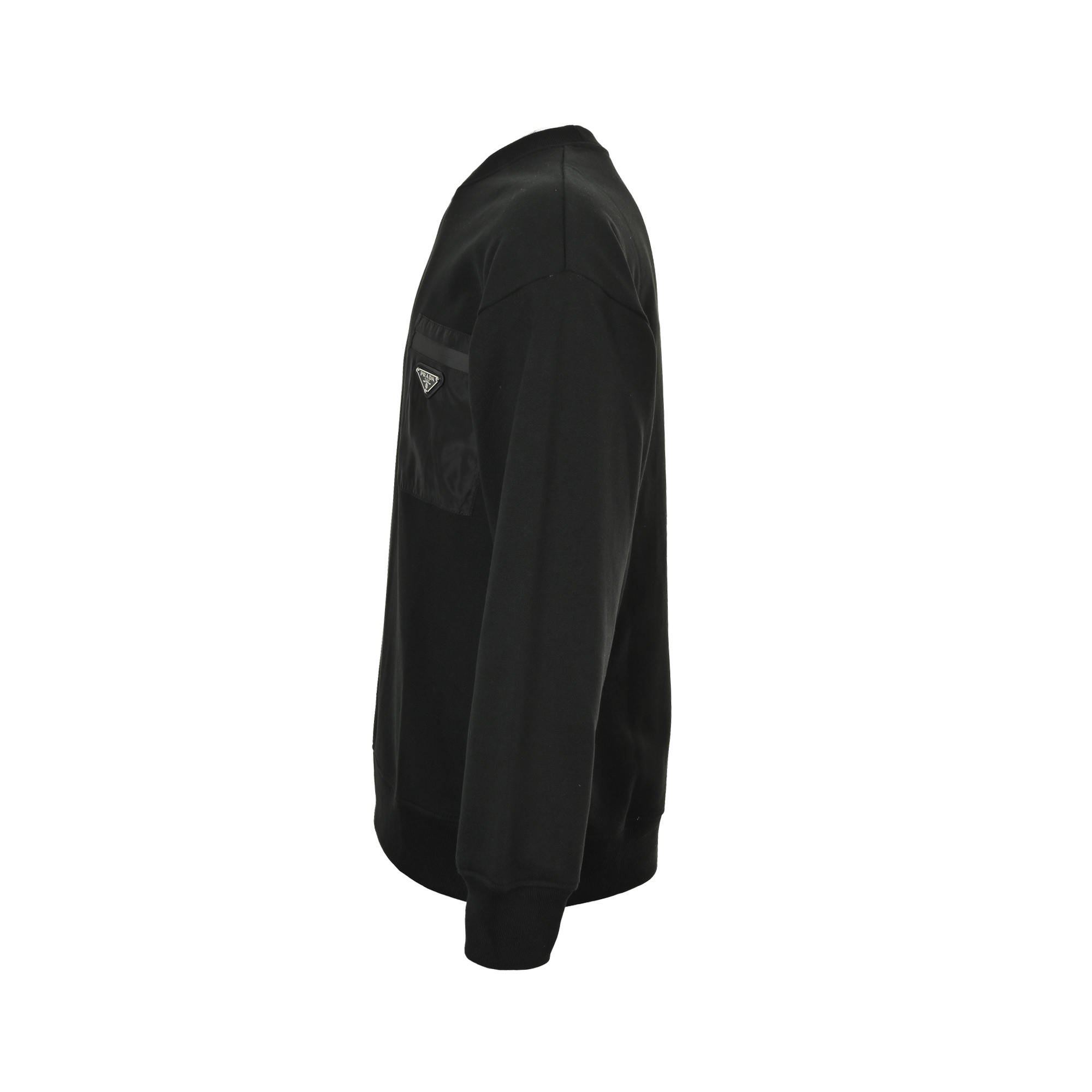 Prada/普拉达 25Fw 尼龙口袋三角标圆领卫衣-Chinese UA Cheap High Quatity Brand Clothes Bags handbags Sneakers wholesale wholesaler seller from China Factory suppliers Fashion Clothing Shoes best Quality Beautiful Price Prada/普拉达 25Fw 尼龙口袋三角标圆领卫衣