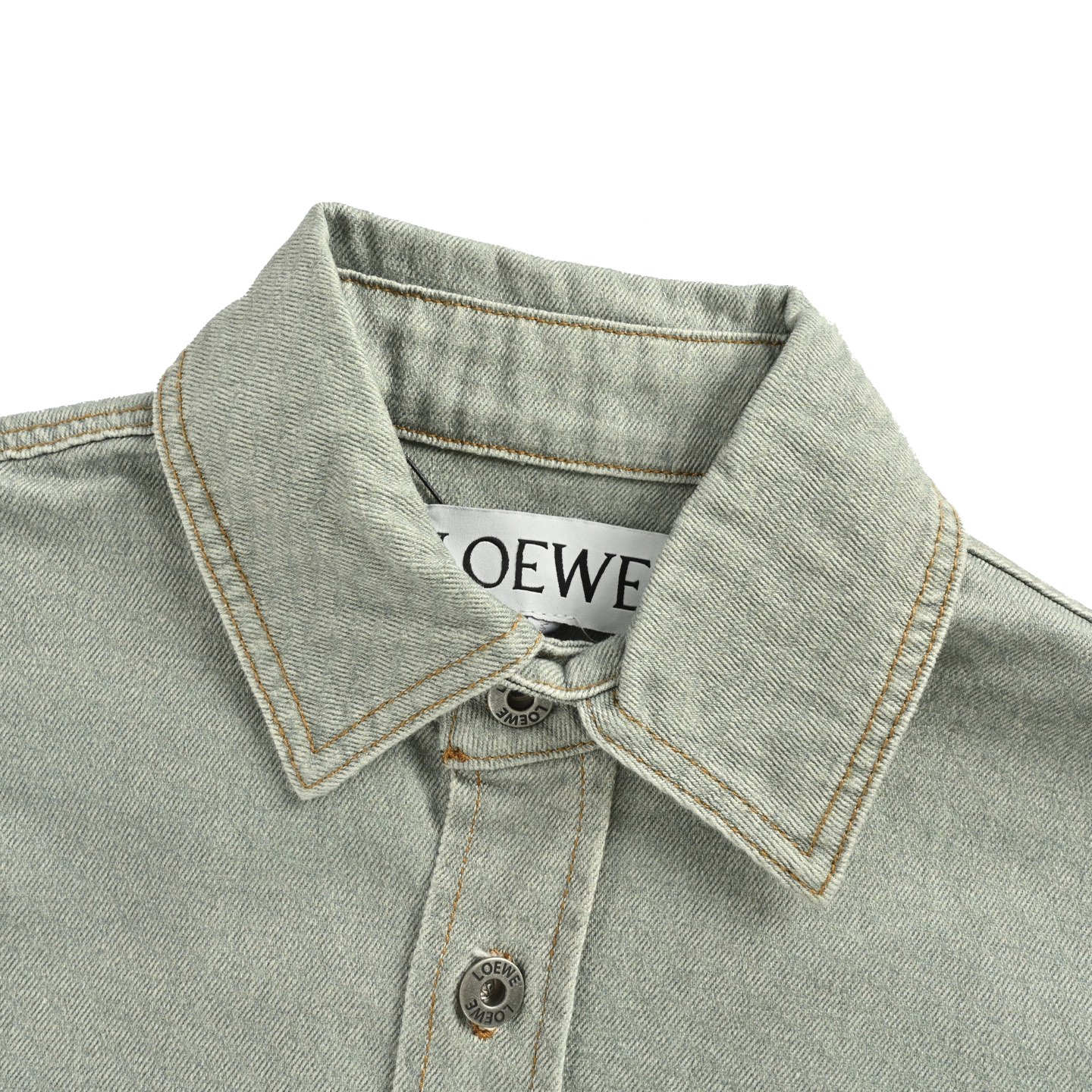 Loewe/罗意威 单宁布牛仔套装牛仔衬衫外套-Chinese UA Cheap High Quatity Brand Clothes Bags handbags Sneakers wholesale wholesaler seller from China Factory suppliers Fashion Clothing Shoes best Quality Beautiful Price Loewe/罗意威 单宁布牛仔套装牛仔衬衫外套