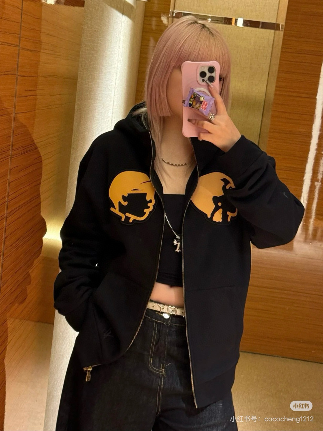 Louis Vuitton/路易威登 25Fw Nigo联名贴皮刺绣拉链外套上身效果#