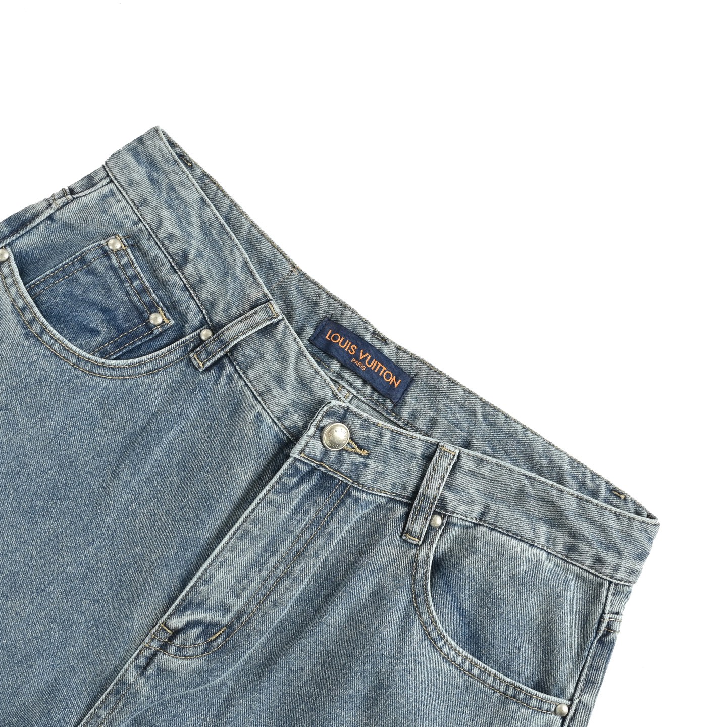 Louis Vuitton/路易威登 24Fw 破洞老花套装牛仔裤-Chinese UA Cheap High Quatity Brand Clothes Bags handbags Sneakers wholesale wholesaler seller from China Factory suppliers Fashion Clothing Shoes best Quality Beautiful Price Louis Vuitton/路易威登 24Fw 破洞老花套装牛仔裤