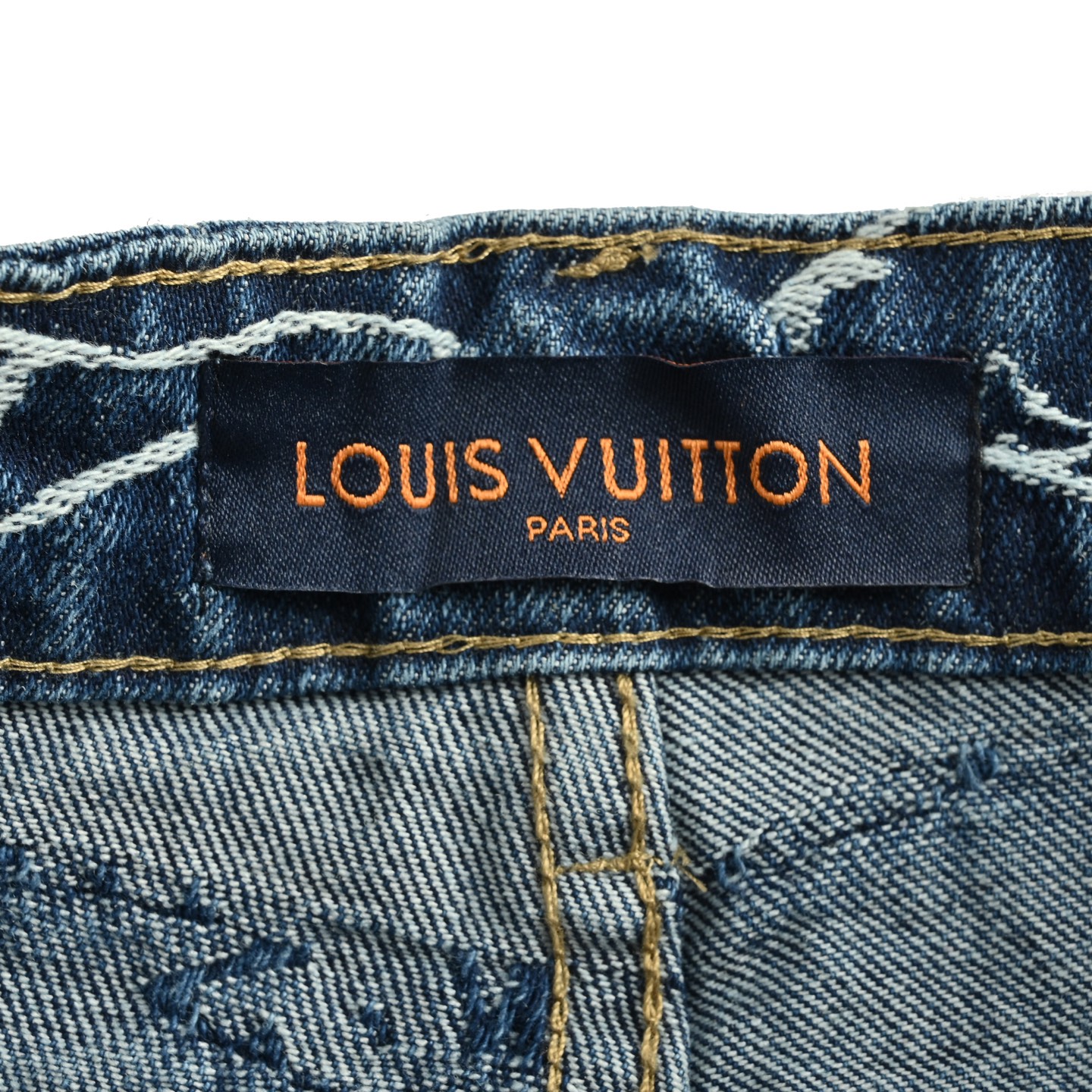 Louis Vuitton/路易威登 Nigo联名老花重工提花牛仔裤-Chinese UA Cheap High Quatity Brand Clothes Bags handbags Sneakers wholesale wholesaler seller from China Factory suppliers Fashion Clothing Shoes best Quality Beautiful Price Louis Vuitton/路易威登 Nigo联名老花重工提花牛仔裤