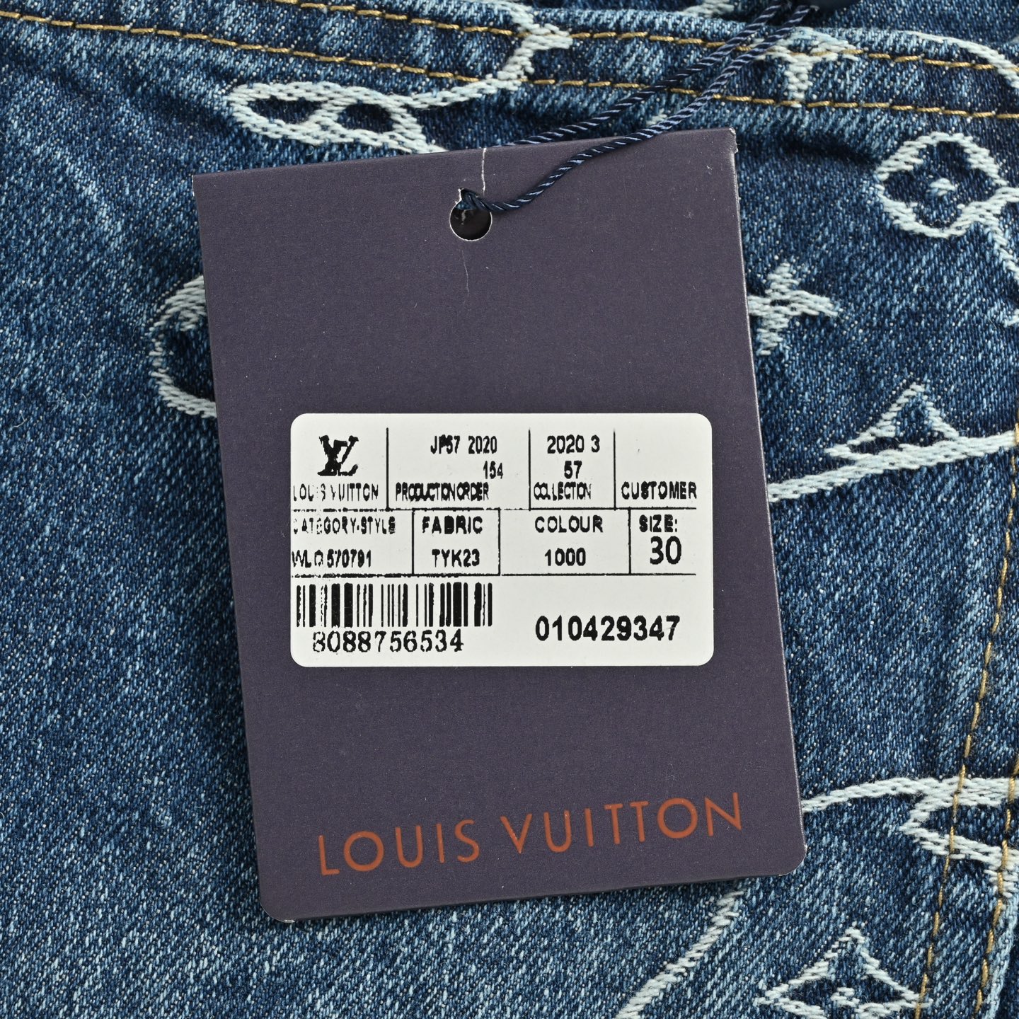 Louis Vuitton/路易威登 Nigo联名老花重工提花牛仔裤-Chinese UA Cheap High Quatity Brand Clothes Bags handbags Sneakers wholesale wholesaler seller from China Factory suppliers Fashion Clothing Shoes best Quality Beautiful Price Louis Vuitton/路易威登 Nigo联名老花重工提花牛仔裤