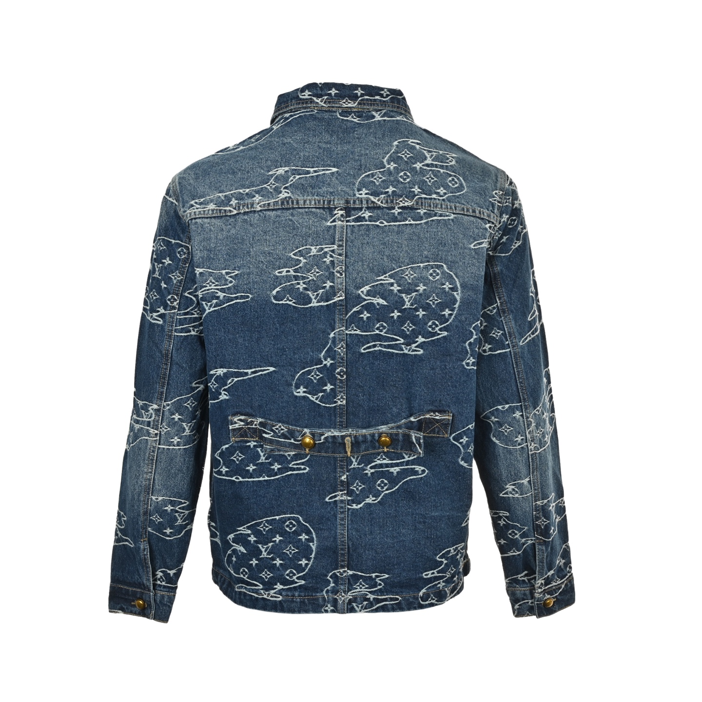 Louis Vuitton/路易威登 Nigo联名老花重工提花牛仔夹克外套-Chinese UA Cheap High Quatity Brand Clothes Bags handbags Sneakers wholesale wholesaler seller from China Factory suppliers Fashion Clothing Shoes best Quality Beautiful Price Louis Vuitton/路易威登 Nigo联名老花重工提花牛仔夹克外套