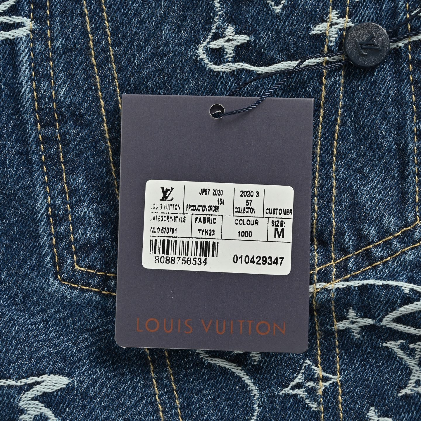 Louis Vuitton/路易威登 Nigo联名老花重工提花牛仔夹克外套-Chinese UA Cheap High Quatity Brand Clothes Bags handbags Sneakers wholesale wholesaler seller from China Factory suppliers Fashion Clothing Shoes best Quality Beautiful Price Louis Vuitton/路易威登 Nigo联名老花重工提花牛仔夹克外套