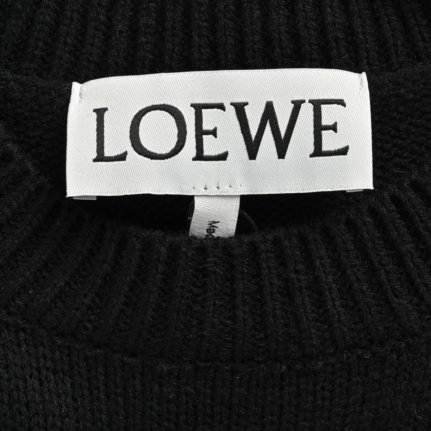 Loewe/罗意威 24Fw 胸前字母logo刺绣圆领毛衣