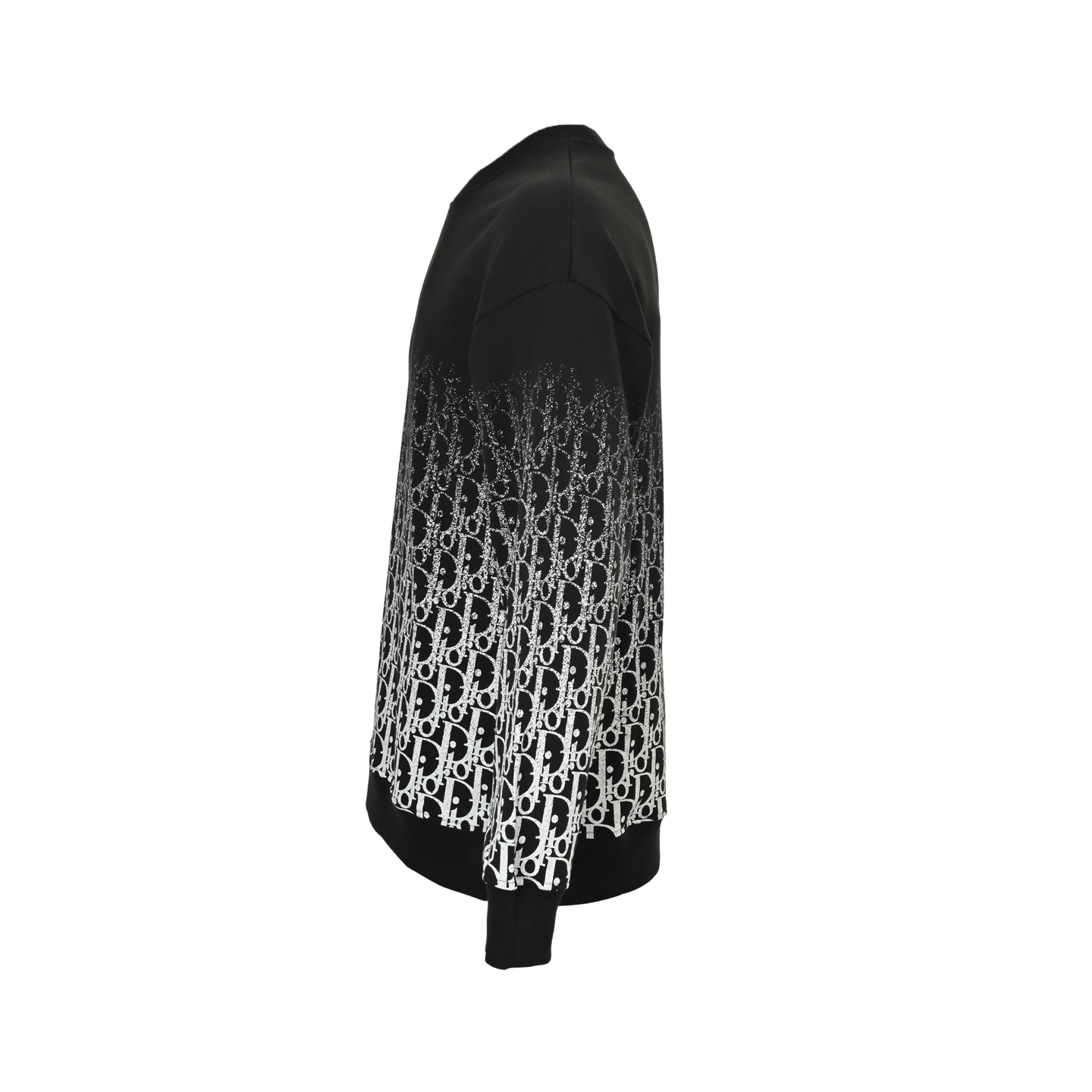 Dior/迪奥 25Fw 老花渐变半身印花圆领卫衣 杏色 黑色-Chinese UA Cheap High Quatity Brand Clothes Bags handbags Sneakers wholesale wholesaler seller from China Factory suppliers Fashion Clothing Shoes best Quality Beautiful Price Dior/迪奥 25Fw 老花渐变半身印花圆领卫衣 杏色 黑色