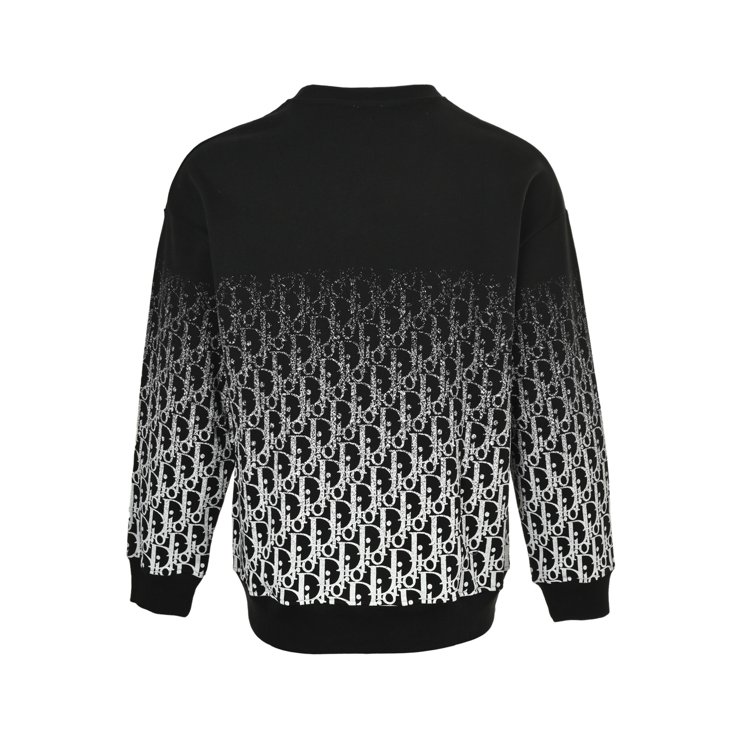 Dior/迪奥 25Fw 老花渐变半身印花圆领卫衣 杏色 黑色-Chinese UA Cheap High Quatity Brand Clothes Bags handbags Sneakers wholesale wholesaler seller from China Factory suppliers Fashion Clothing Shoes best Quality Beautiful Price Dior/迪奥 25Fw 老花渐变半身印花圆领卫衣 杏色 黑色