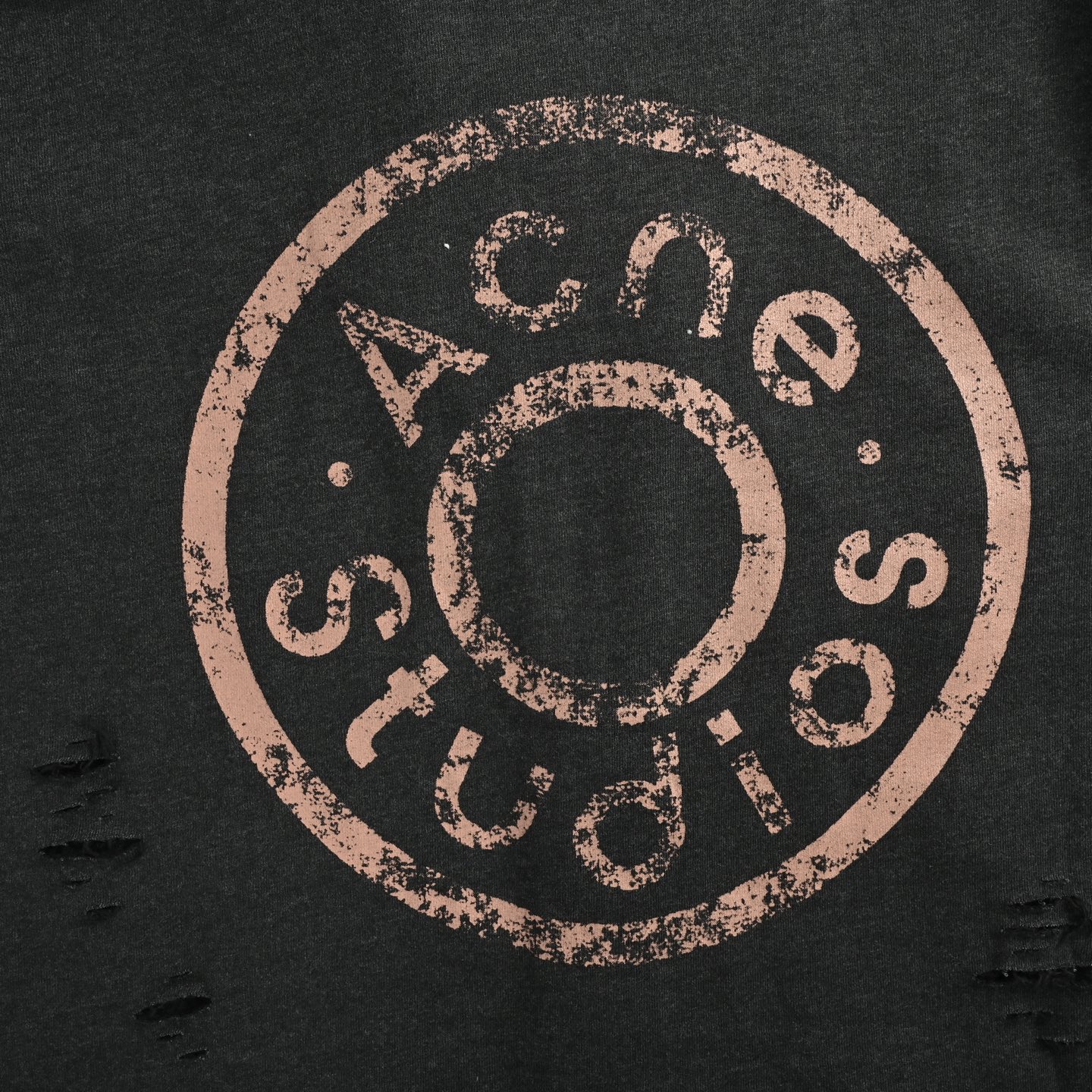 Acne Studios 做旧印花破洞拉链连帽卫衣外套-Chinese UA Cheap High Quatity Brand Clothes Bags handbags Sneakers wholesale wholesaler seller from China Factory suppliers Fashion Clothing Shoes best Quality Beautiful Price Acne Studios 做旧印花破洞拉链连帽卫衣外套