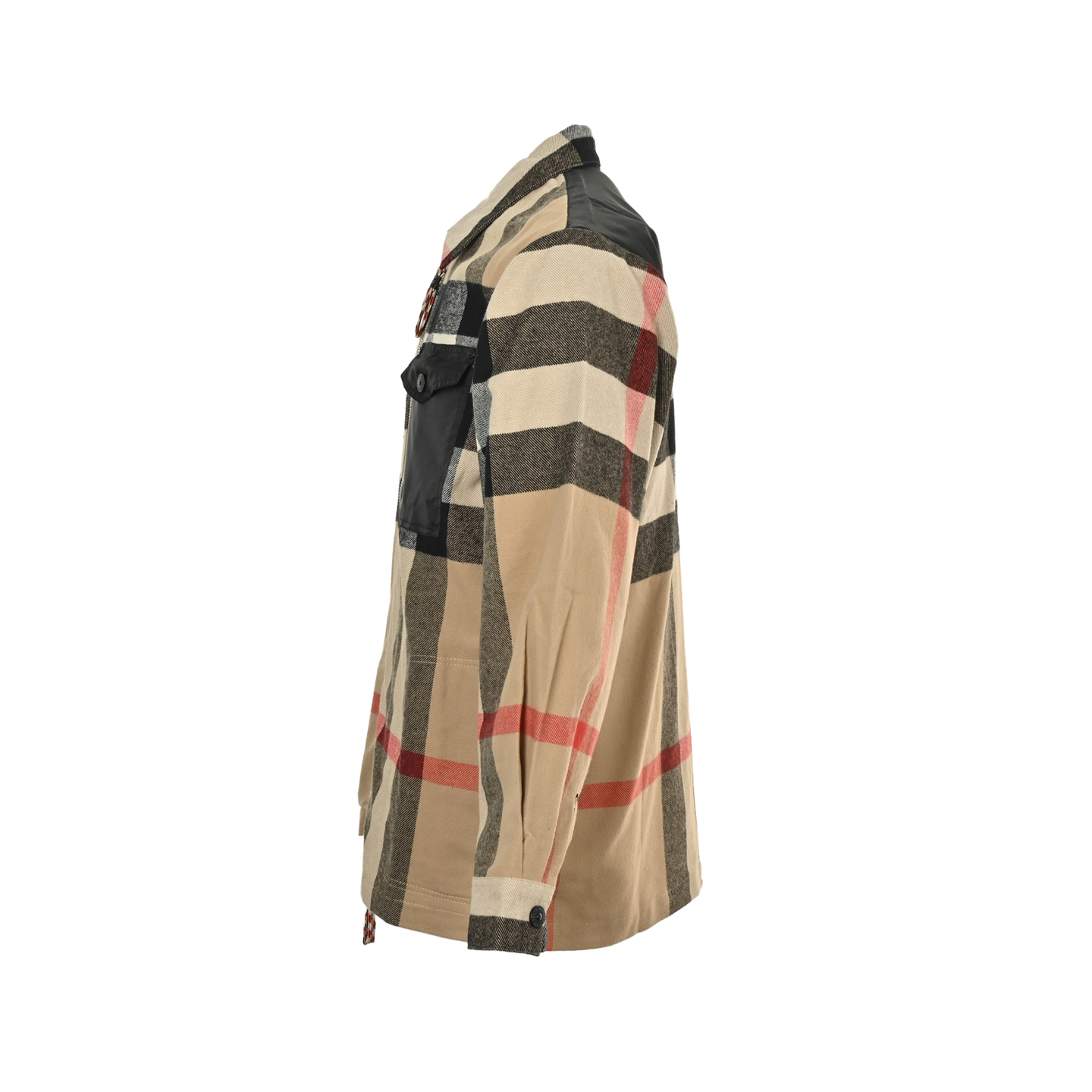 Burberry/巴宝莉 22Fw 裁片拼接格纹衬衫外套 一款臻至完美的衬衫夹克-Chinese UA Cheap High Quatity Brand Clothes Bags handbags Sneakers wholesale wholesaler seller from China Factory suppliers Fashion Clothing Shoes best Quality Beautiful Price Burberry/巴宝莉 22Fw 裁片拼接格纹衬衫外套 一款臻至完美的衬衫夹克