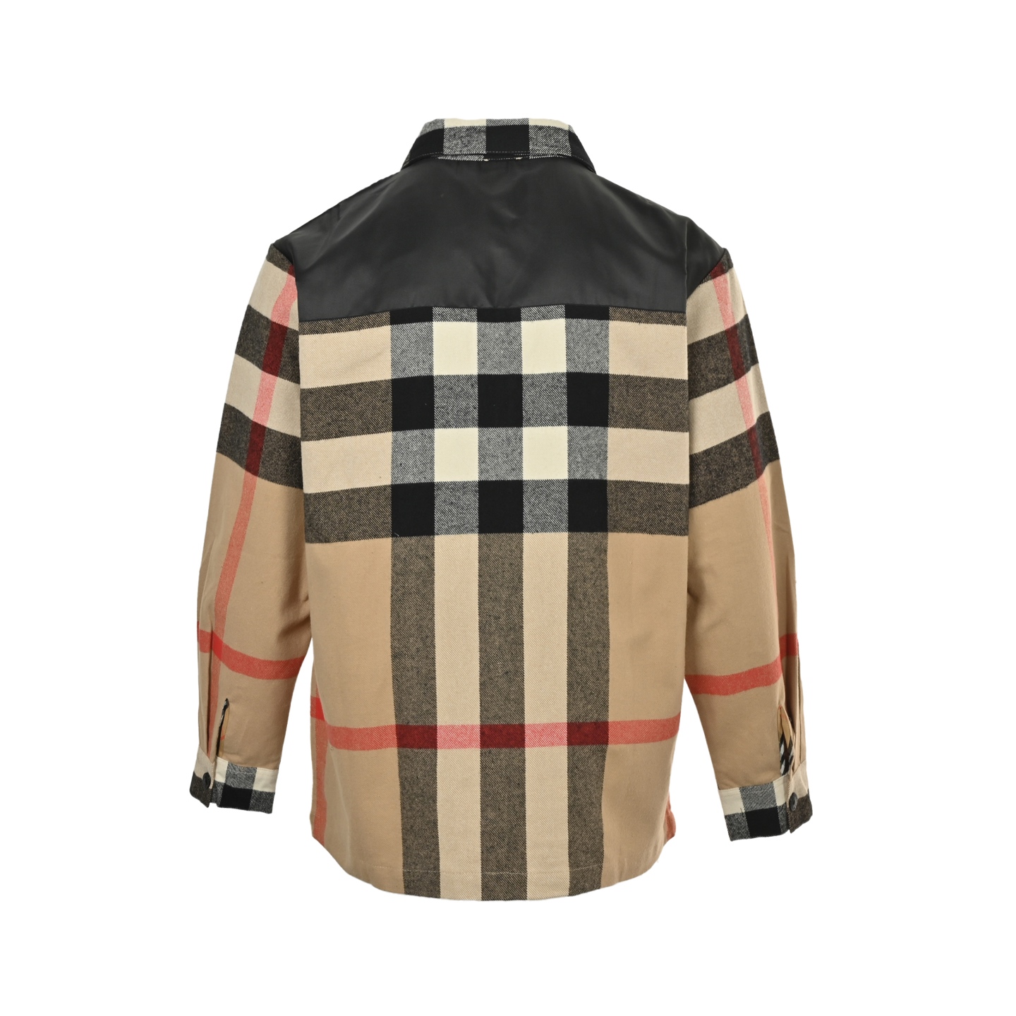 Burberry/巴宝莉 22Fw 裁片拼接格纹衬衫外套 一款臻至完美的衬衫夹克-Chinese UA Cheap High Quatity Brand Clothes Bags handbags Sneakers wholesale wholesaler seller from China Factory suppliers Fashion Clothing Shoes best Quality Beautiful Price Burberry/巴宝莉 22Fw 裁片拼接格纹衬衫外套 一款臻至完美的衬衫夹克