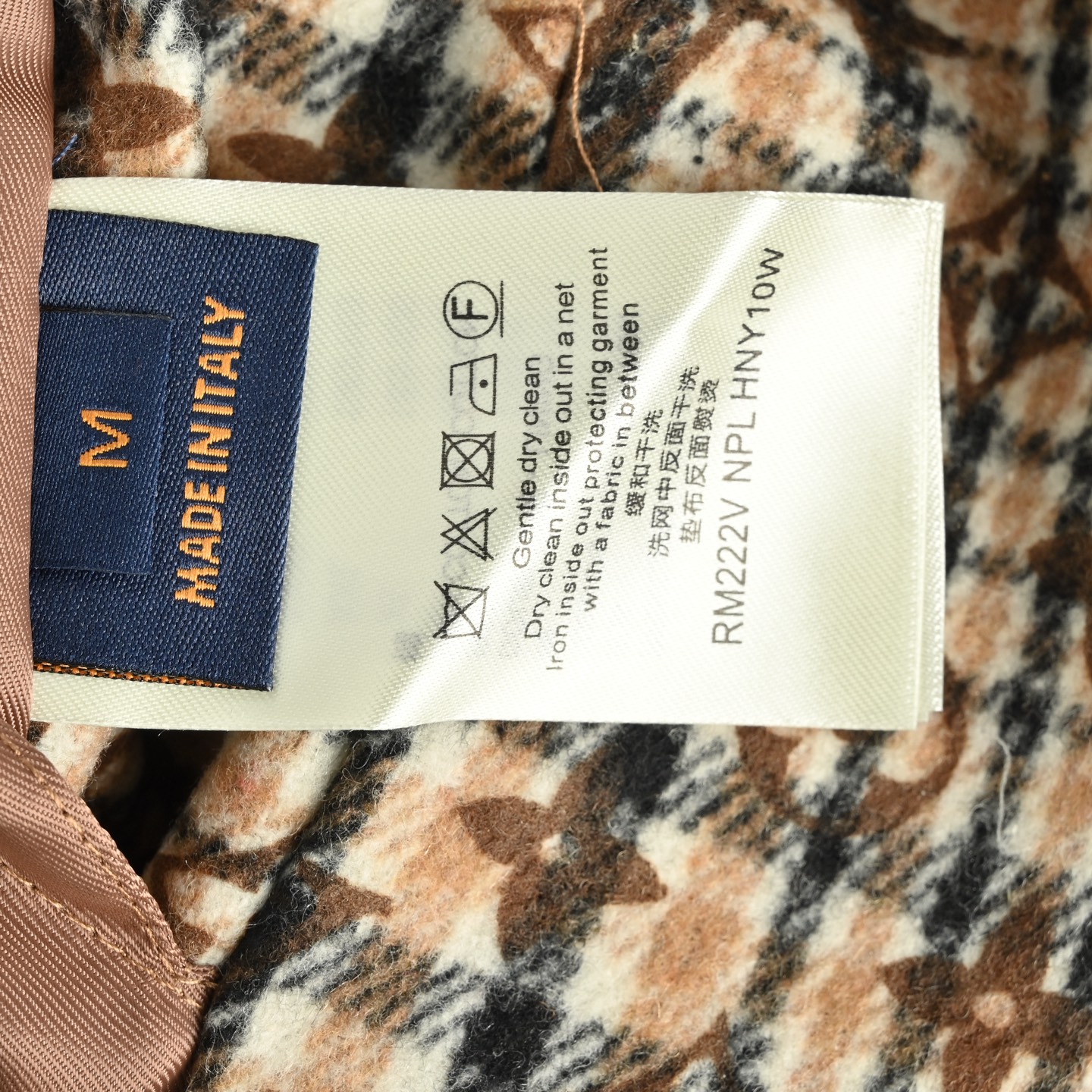 Louis Vuitton/路易威登 刺绣徽章满印老花格纹夹克外套