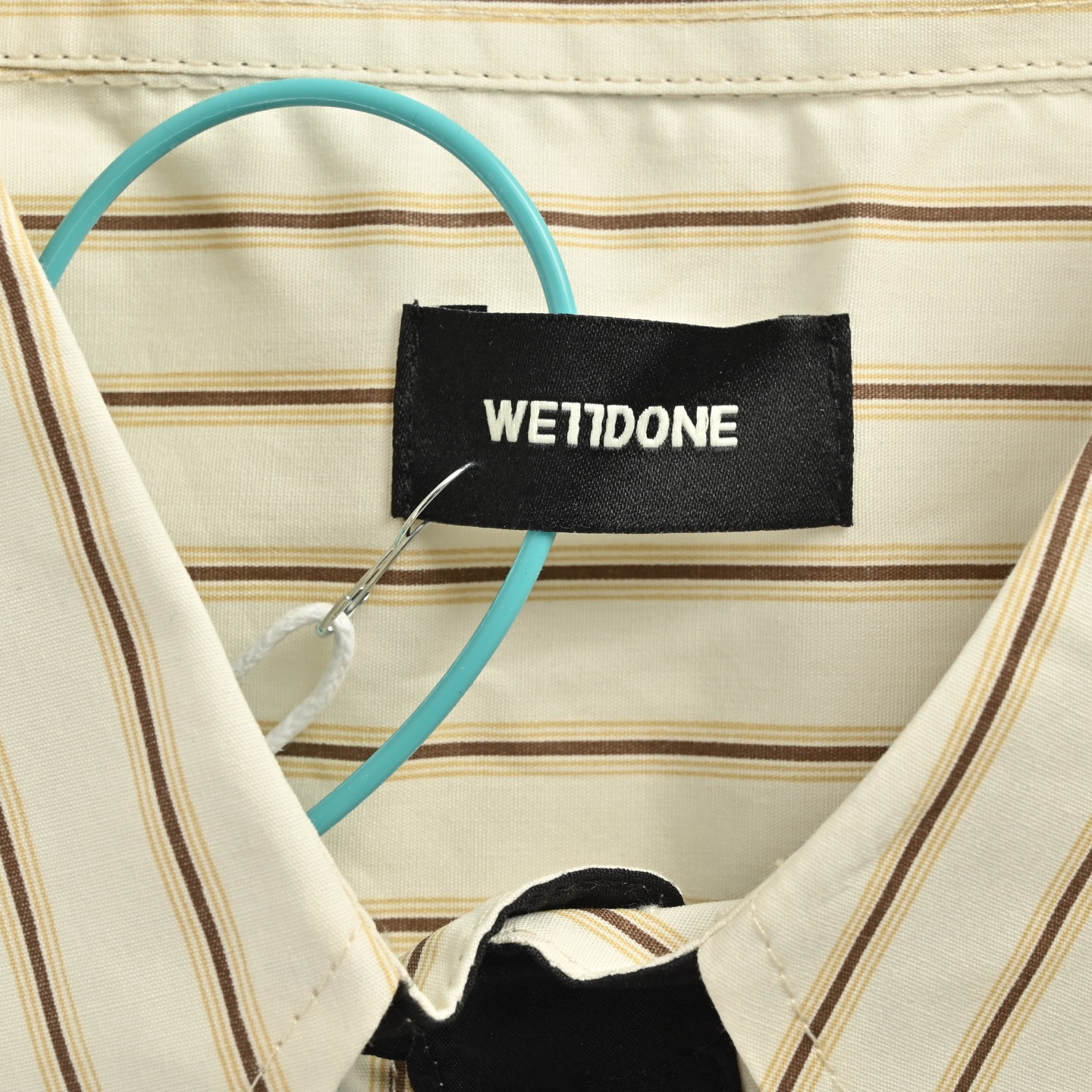 We11 Done 25Fw 学院风领带衬衫 条纹 白色-Chinese UA Cheap High Quatity Brand Clothes Bags handbags Sneakers wholesale wholesaler seller from China Factory suppliers Fashion Clothing Shoes best Quality Beautiful Price We11 Done 25Fw 学院风领带衬衫 条纹 白色