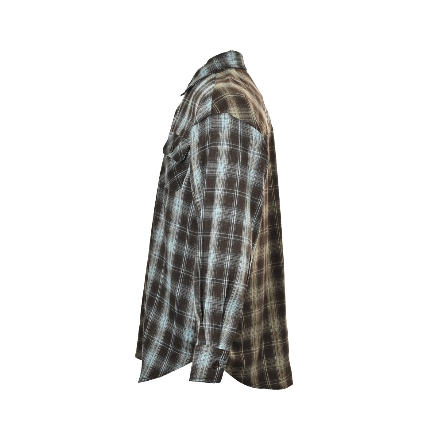 We11 Done 25Fw 字母刺绣拼接格子衬衫-Chinese UA Cheap High Quatity Brand Clothes Bags handbags Sneakers wholesale wholesaler seller from China Factory suppliers Fashion Clothing Shoes best Quality Beautiful Price We11 Done 25Fw 字母刺绣拼接格子衬衫